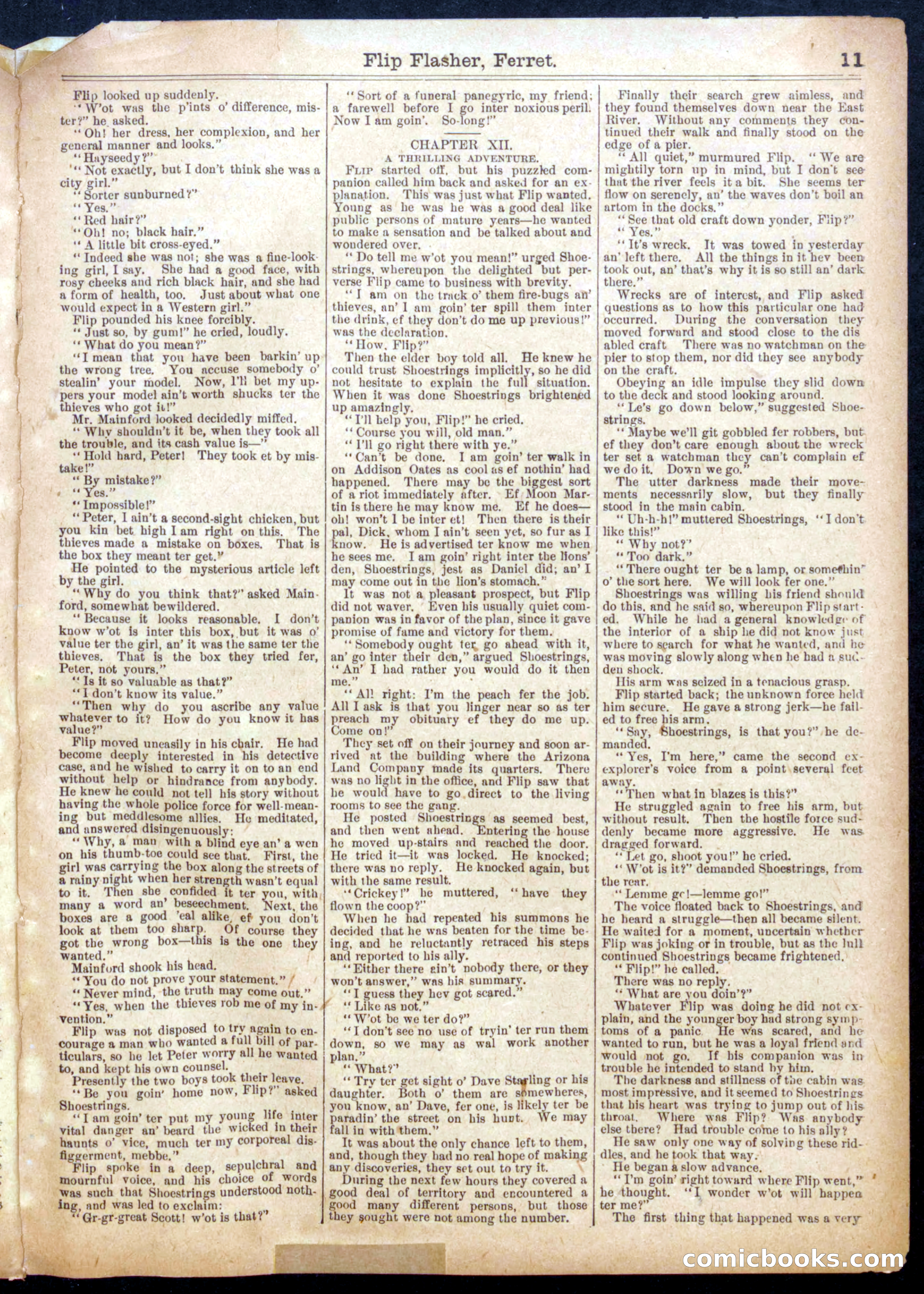 Beadle's Half Dime Library, No. 915 — page 11 of 16