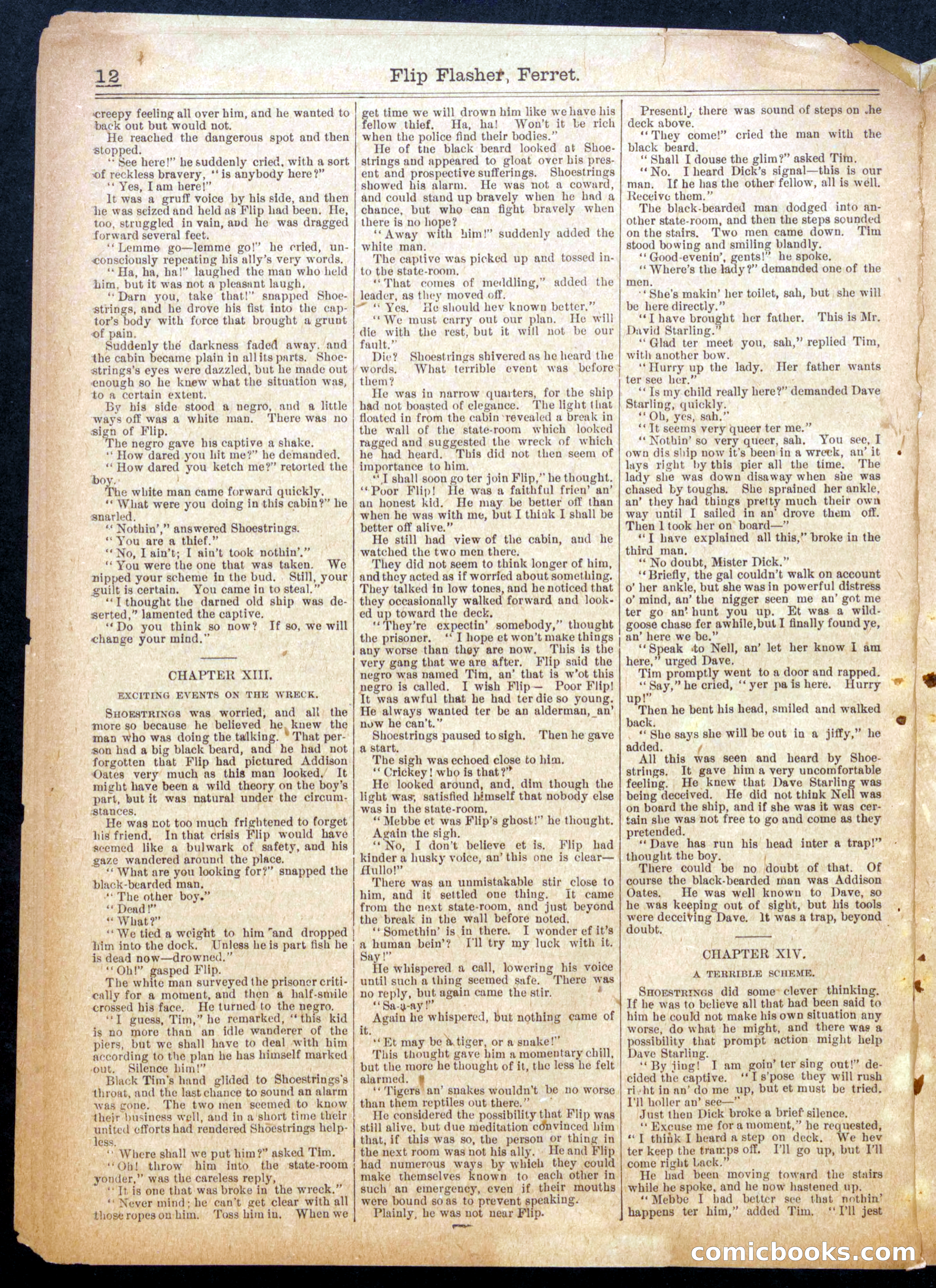 Beadle's Half Dime Library, No. 915 — page 12 of 16