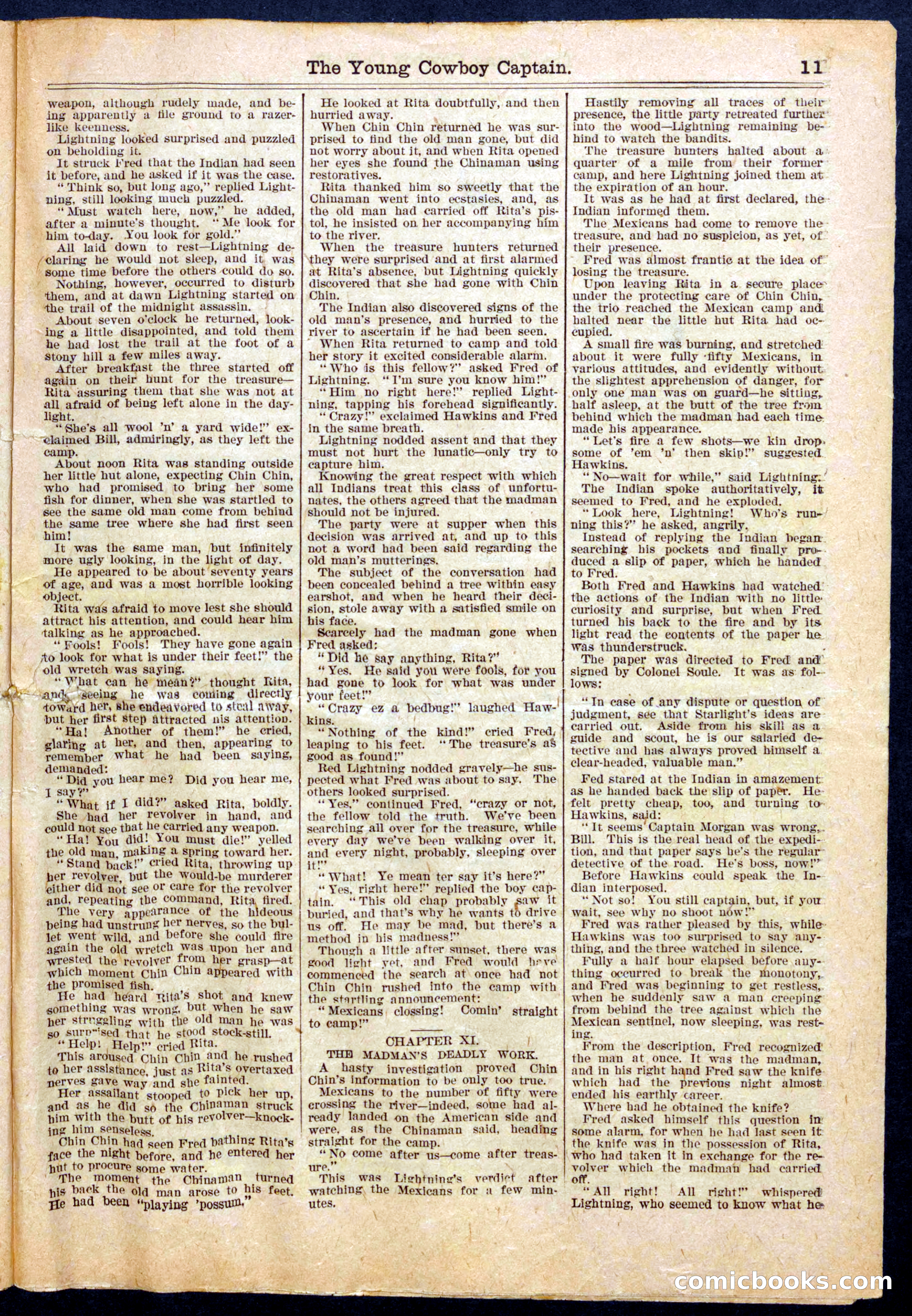 Beadle's Half Dime Library No. 925 — page 11 of 16