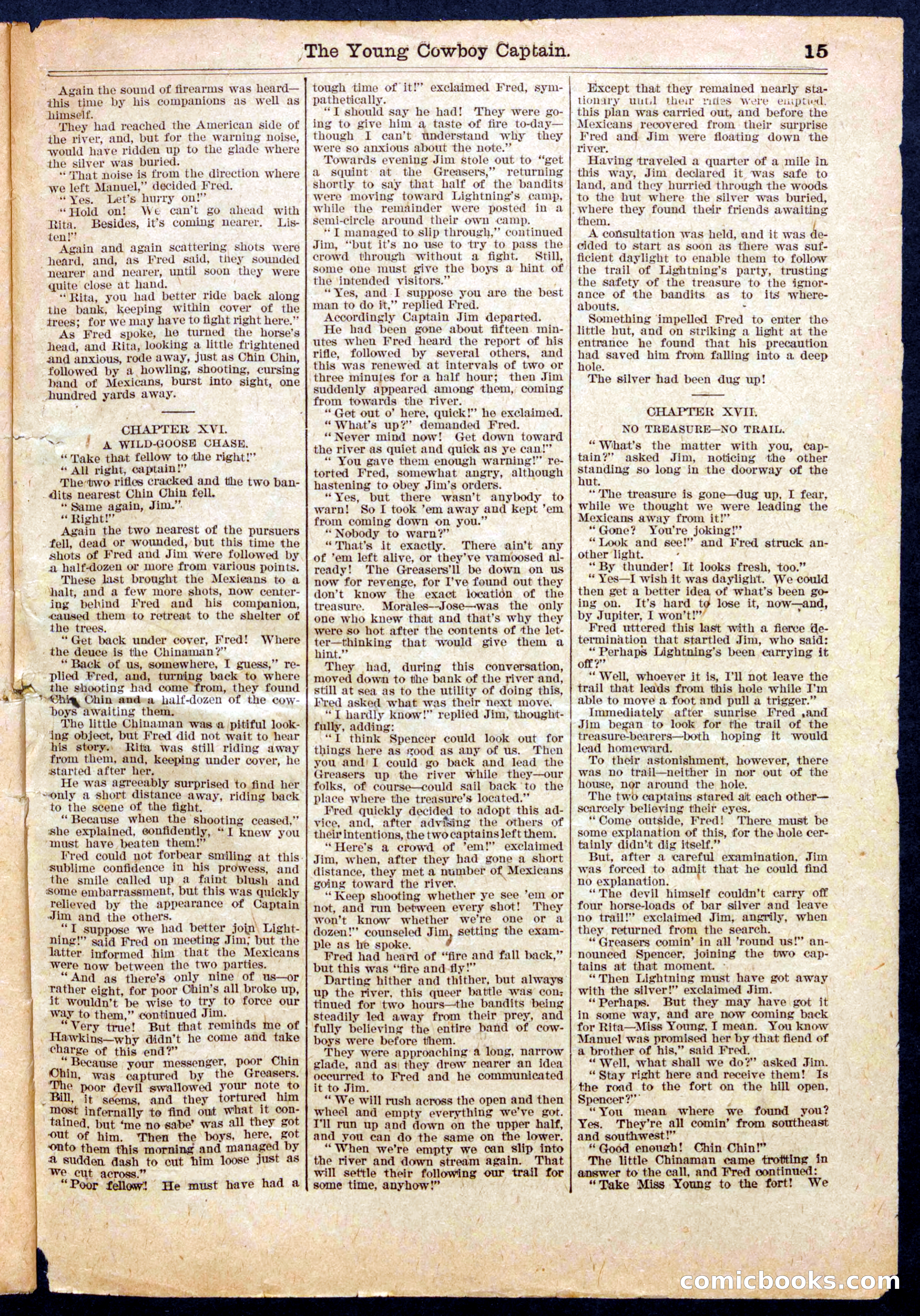 Beadle's Half Dime Library No. 925 — page 15 of 16