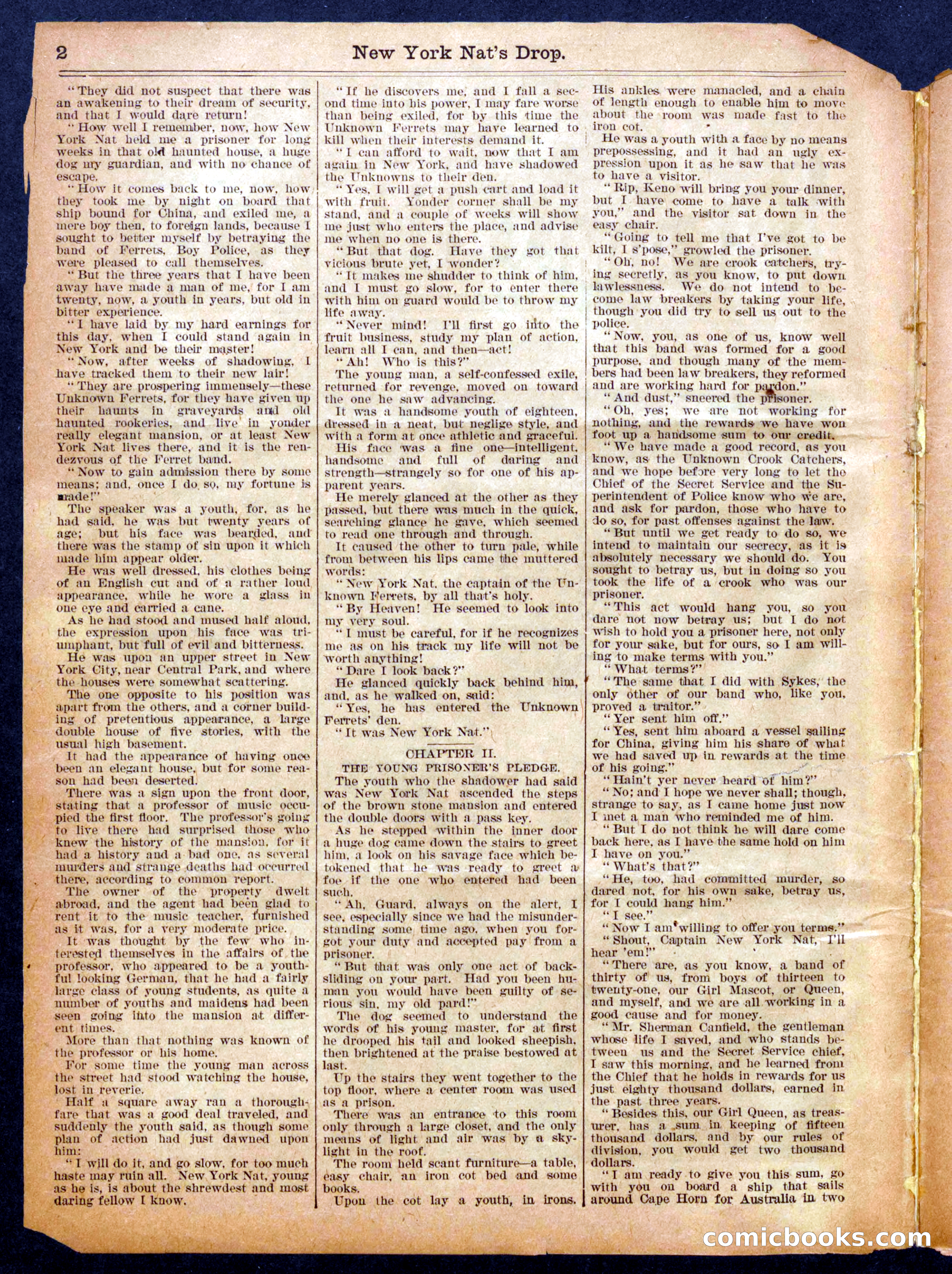 Beadle's Half Dime Library No. 932 — page 2 of 16