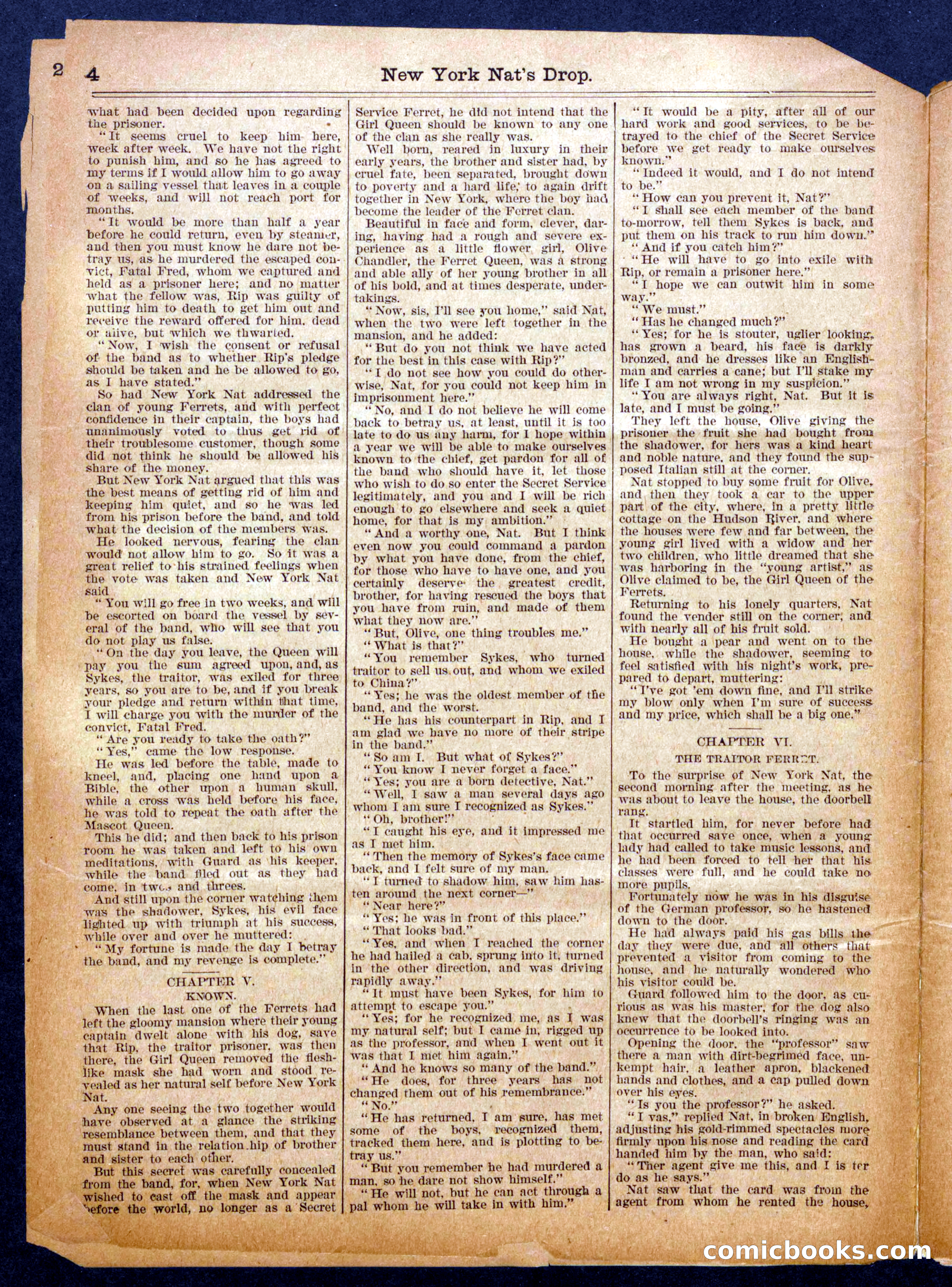 Beadle's Half Dime Library No. 932 — page 4 of 16