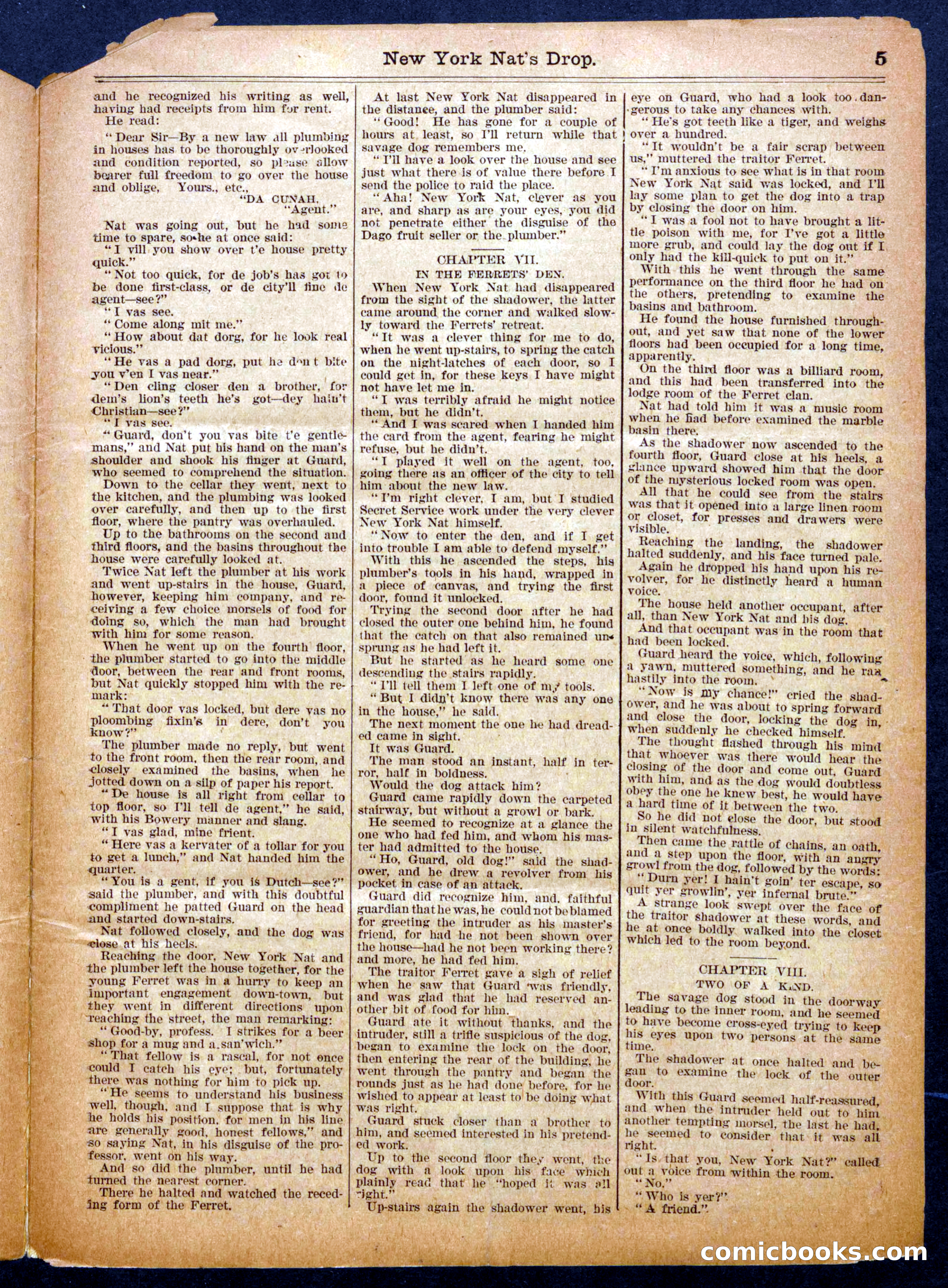 Beadle's Half Dime Library No. 932 — page 5 of 16