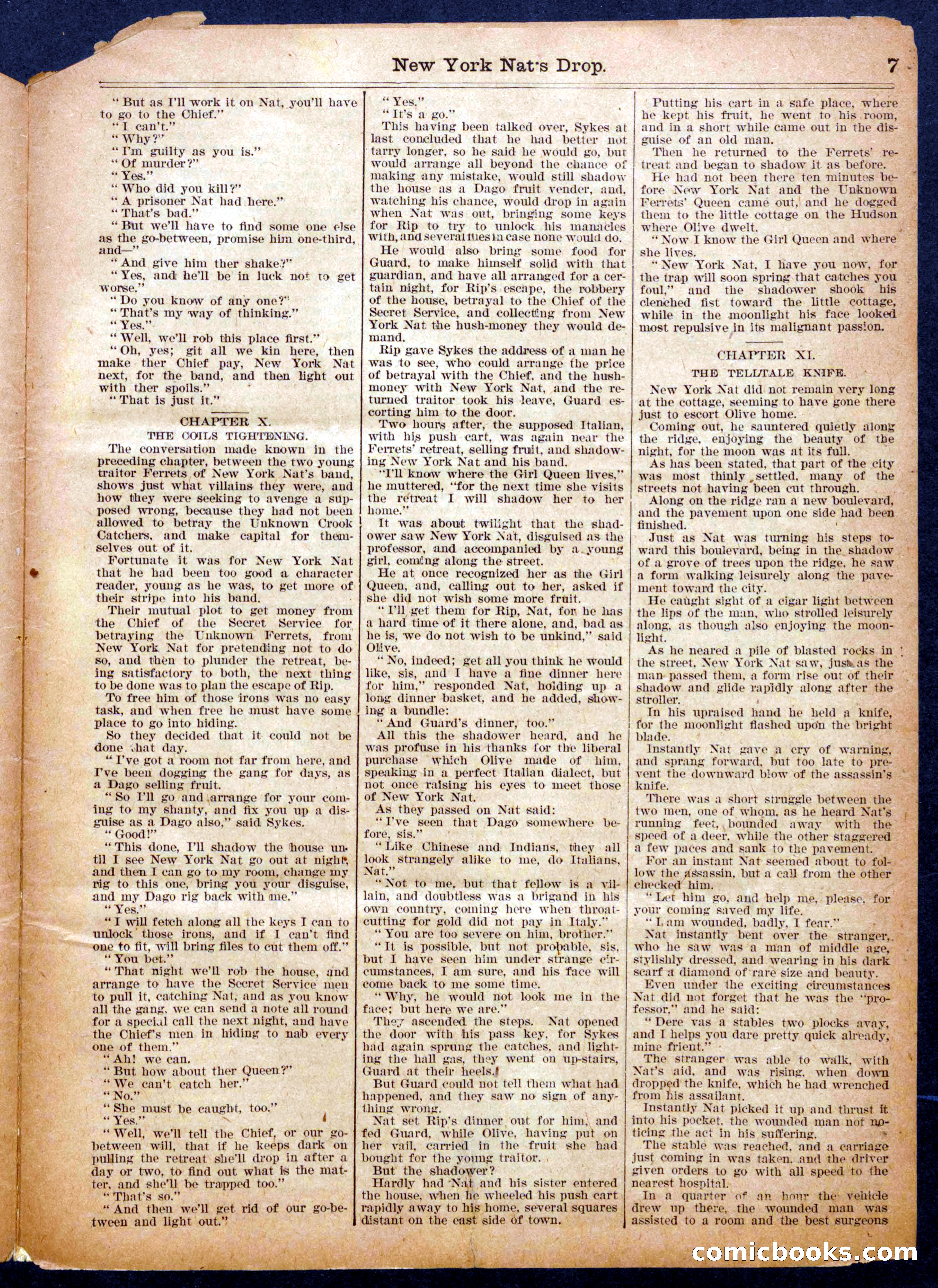 Beadle's Half Dime Library No. 932 — page 7 of 16