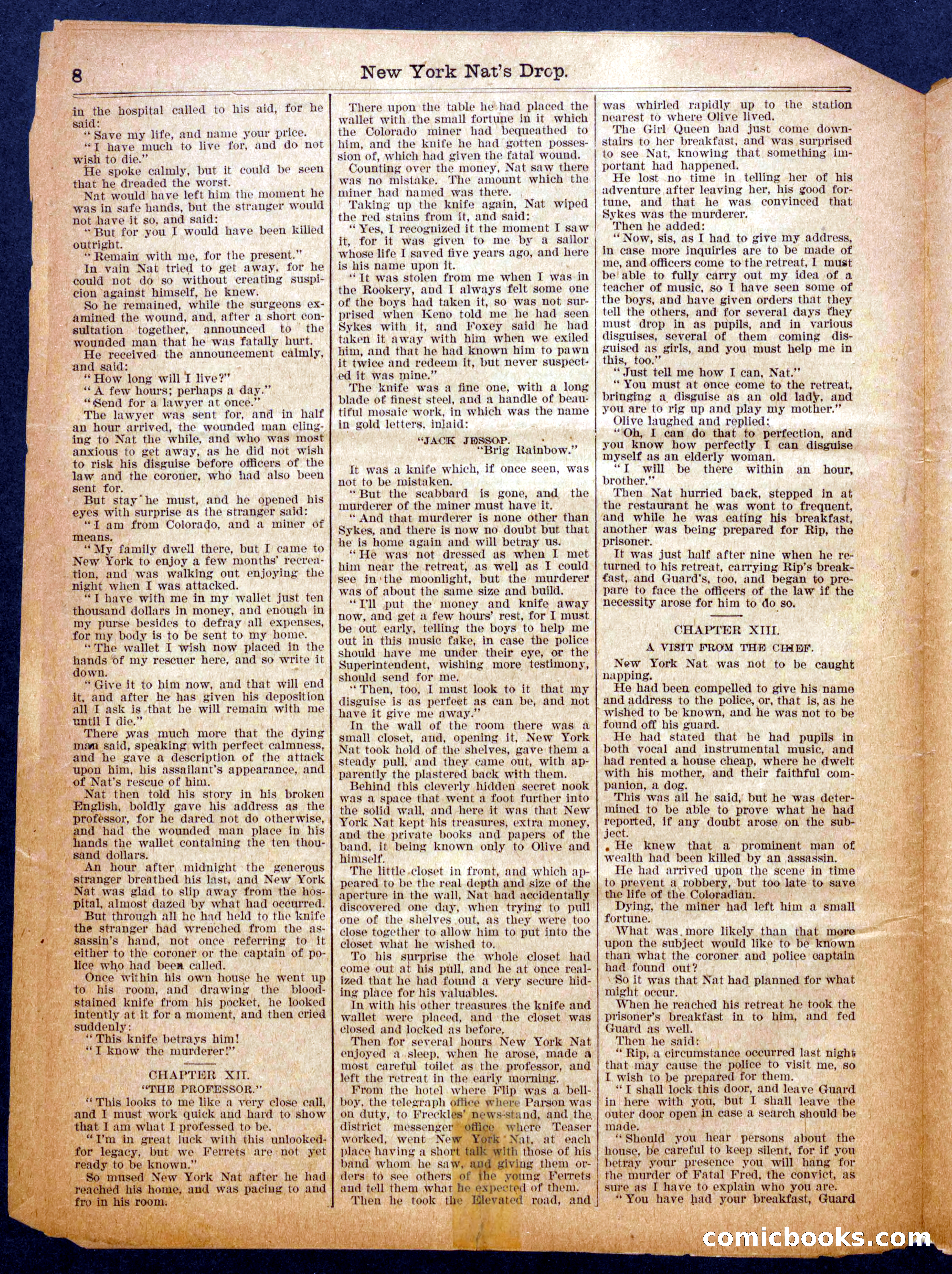 Beadle's Half Dime Library No. 932 — page 8 of 16