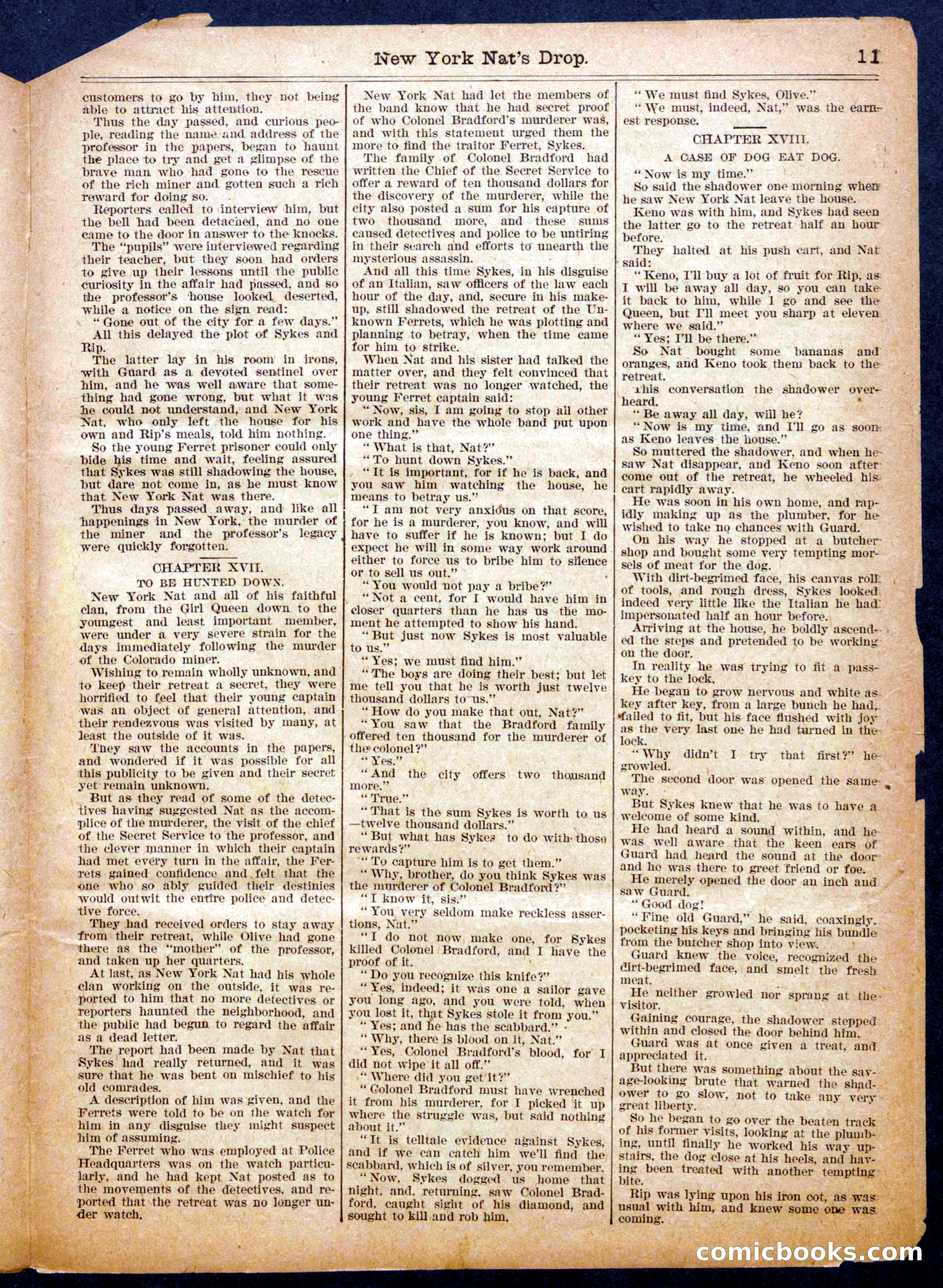 Beadle's Half Dime Library No. 932 — page 11 of 16