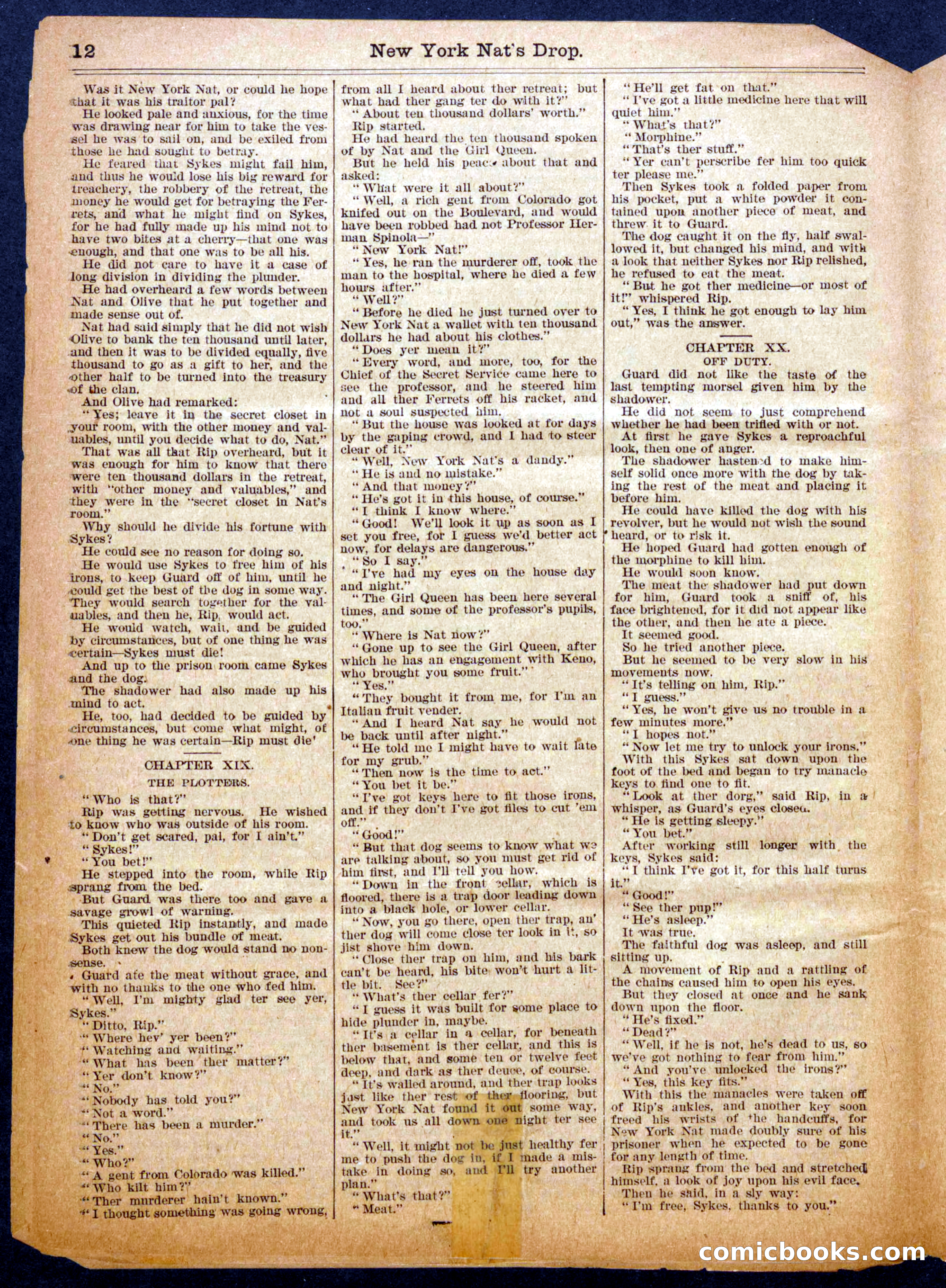 Beadle's Half Dime Library No. 932 — page 12 of 16