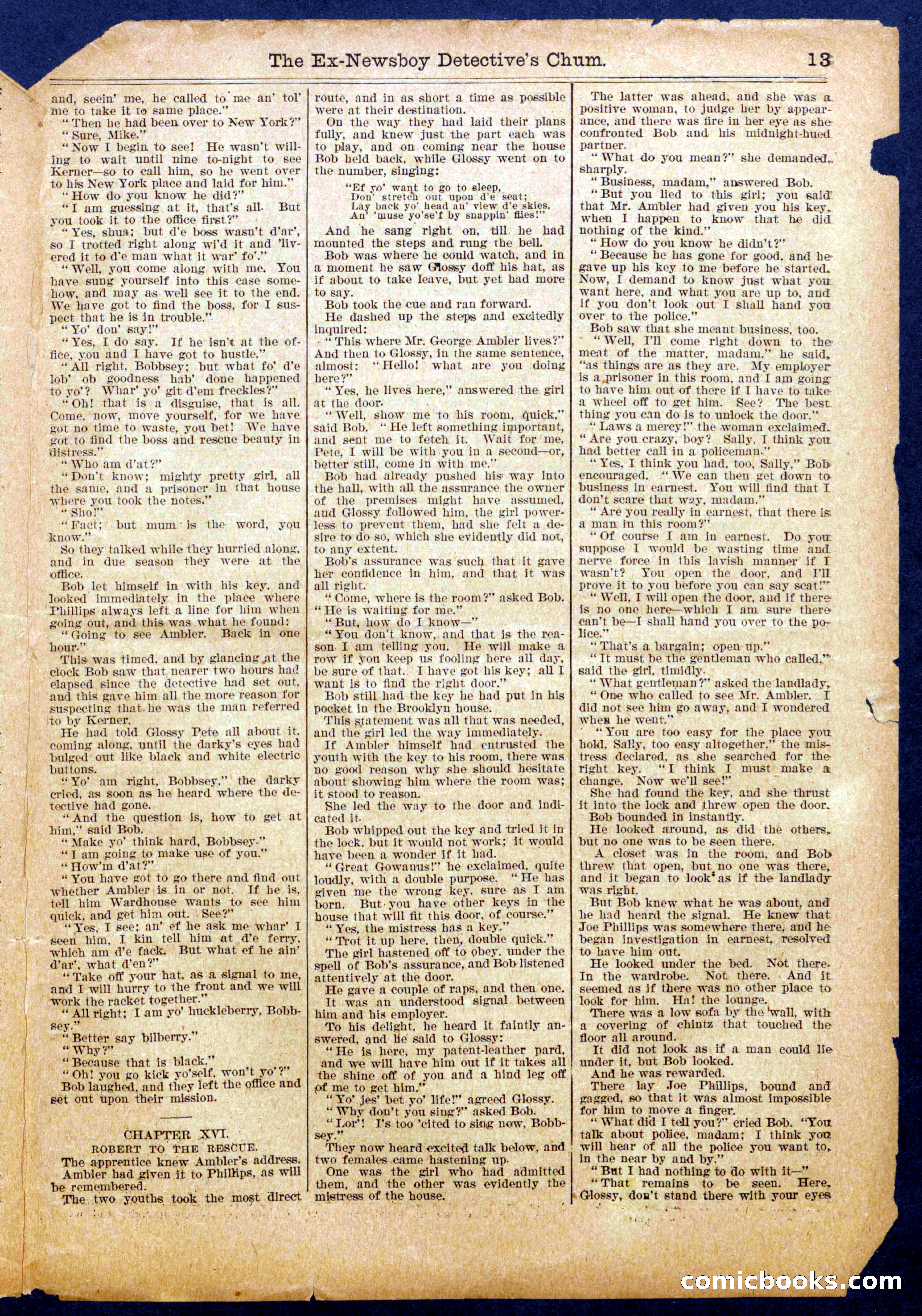 Beadle's Half Dime Library No. 935 — page 13 of 16