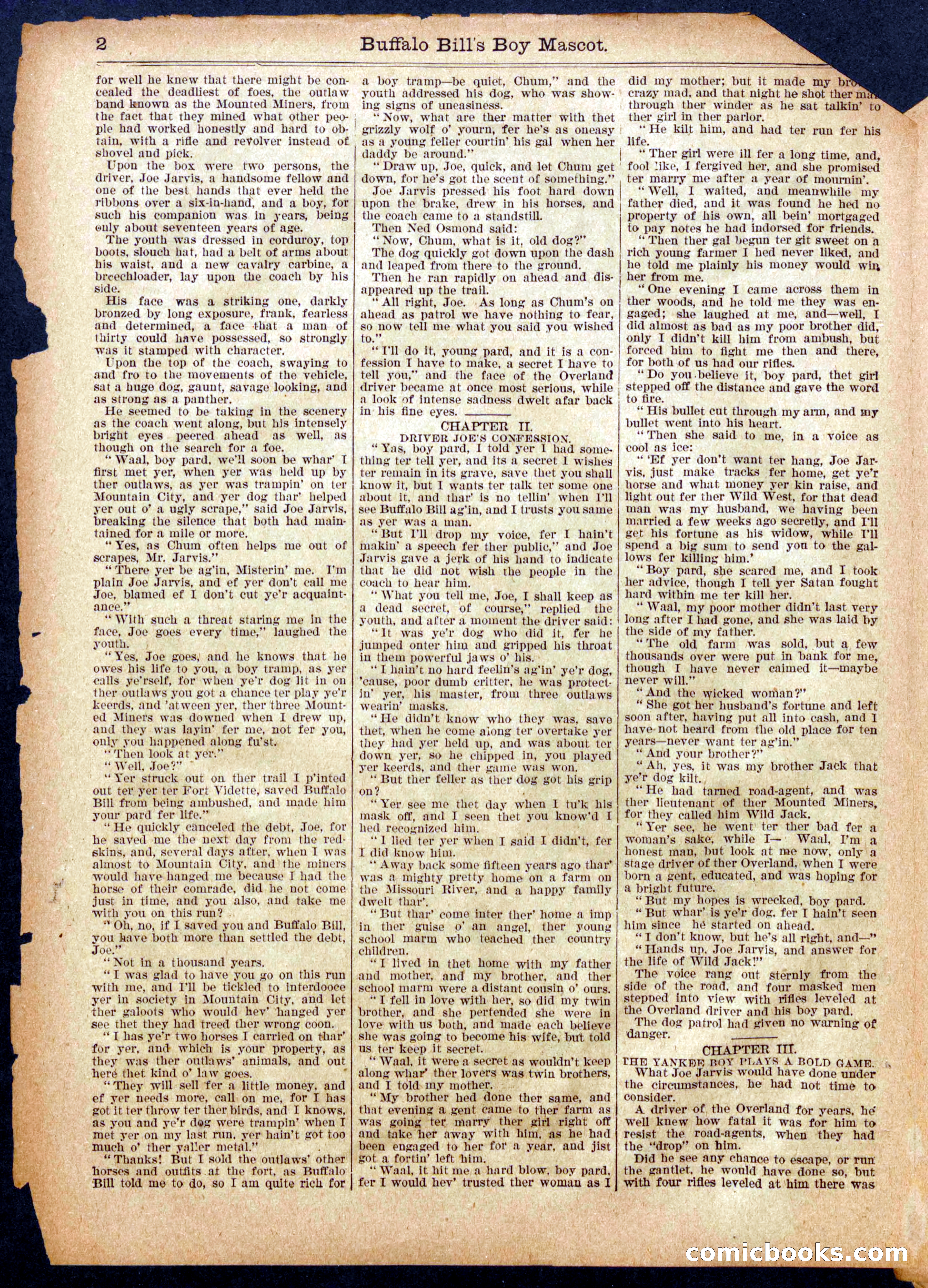 Beadle's Half Dime Library No. 936 — page 2 of 16