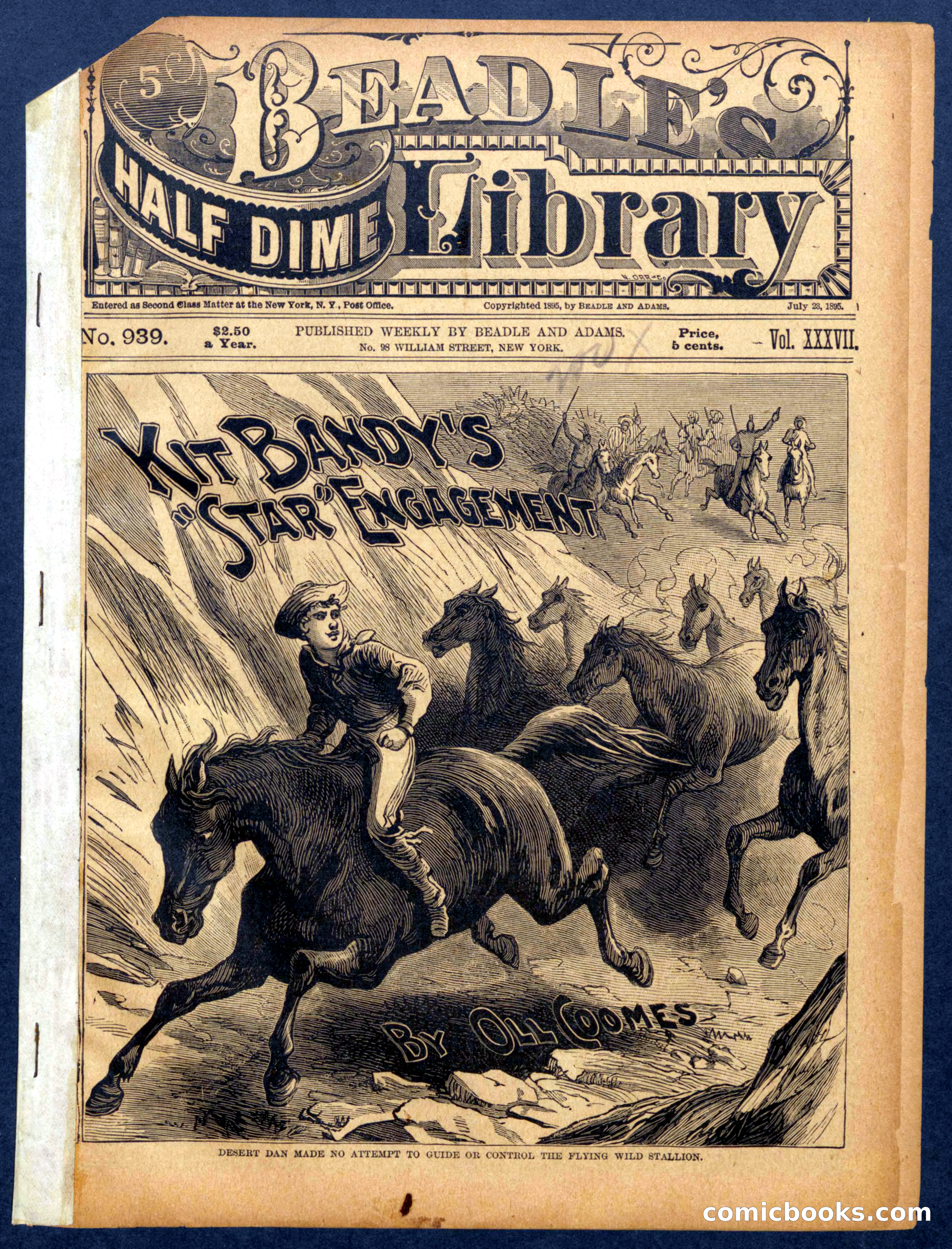 Beadle's Half Dime Library No. 939 — page 1 of 16