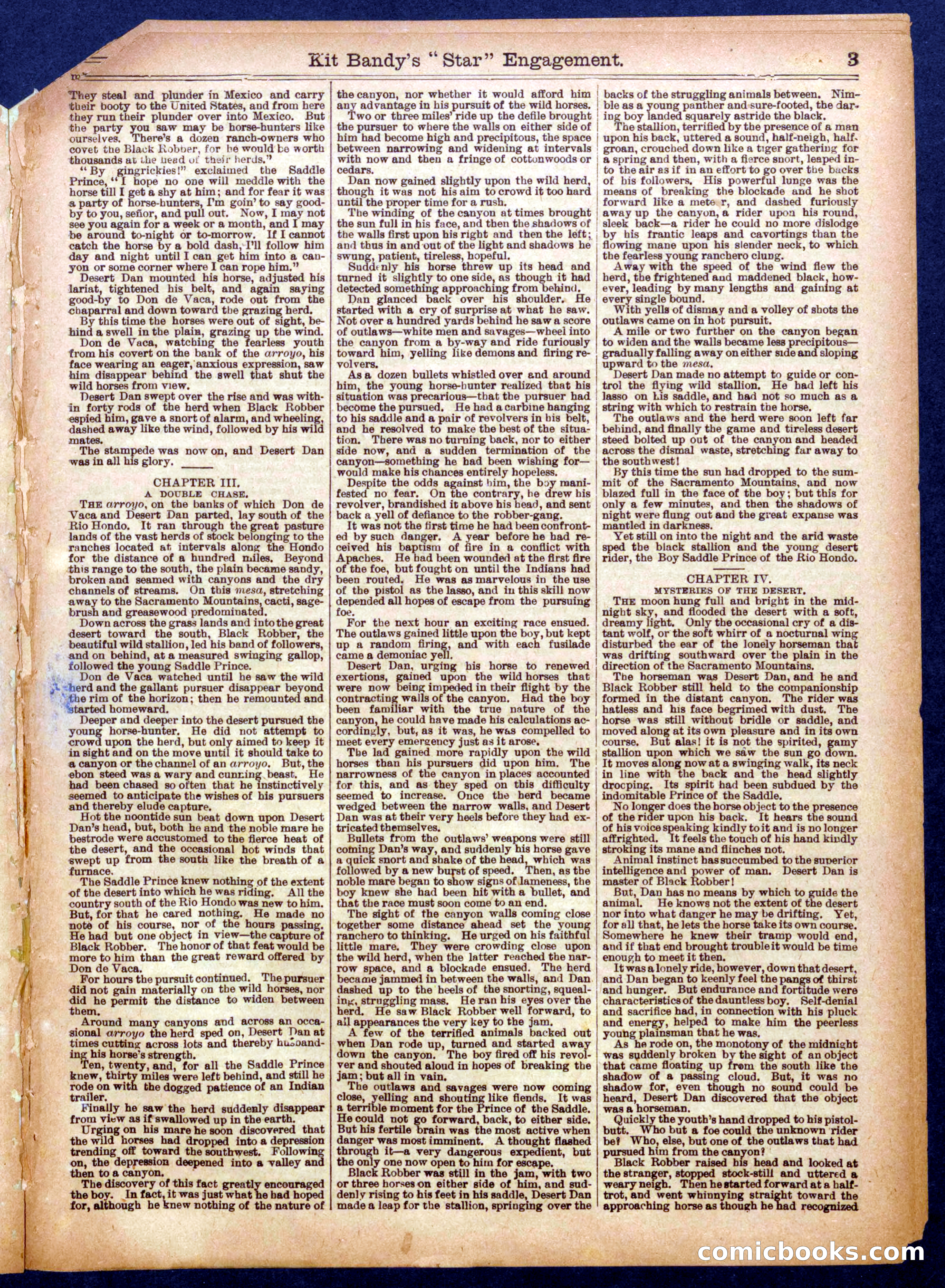 Beadle's Half Dime Library No. 939 — page 3 of 16