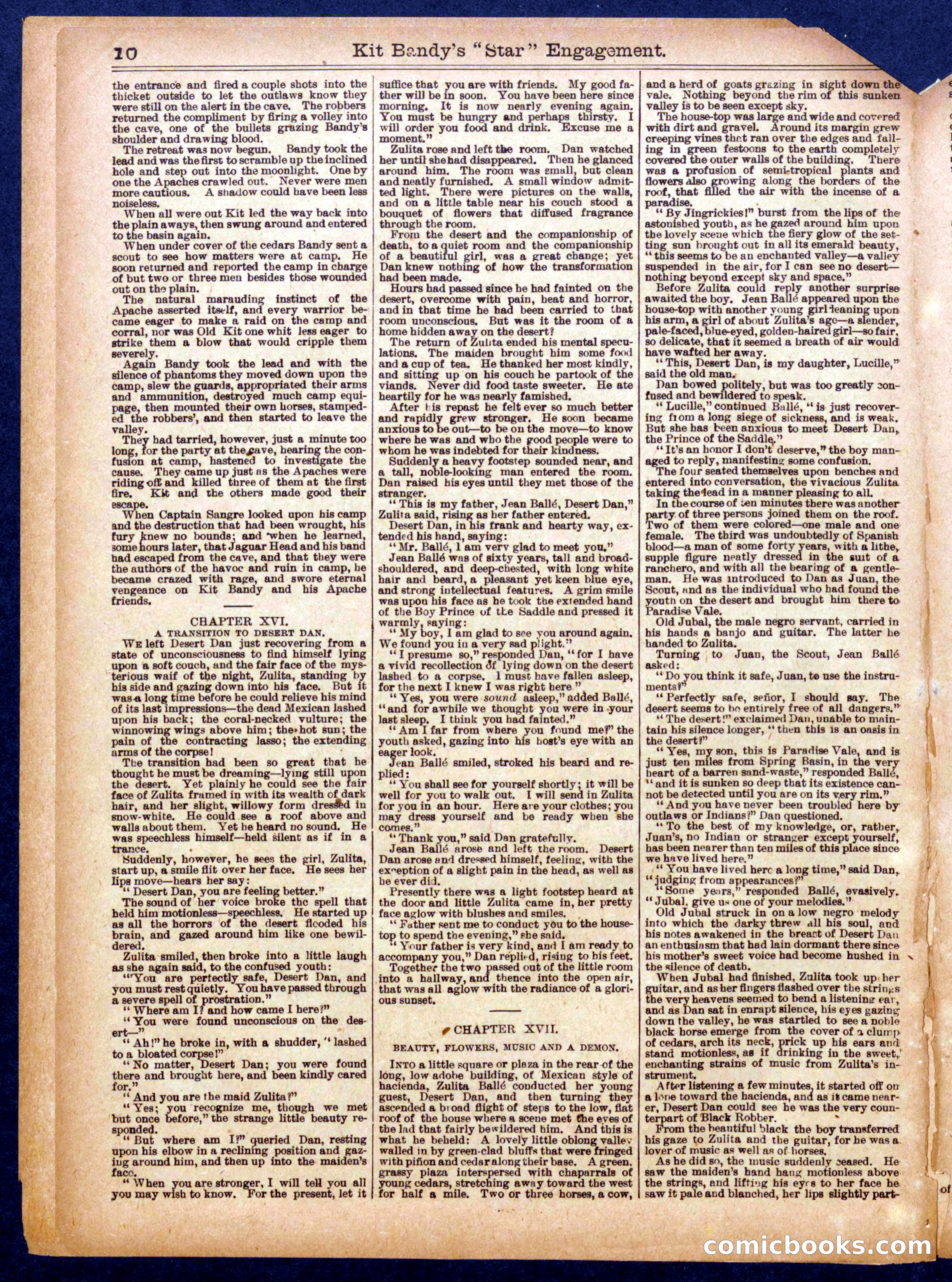 Beadle's Half Dime Library No. 939 — page 10 of 16
