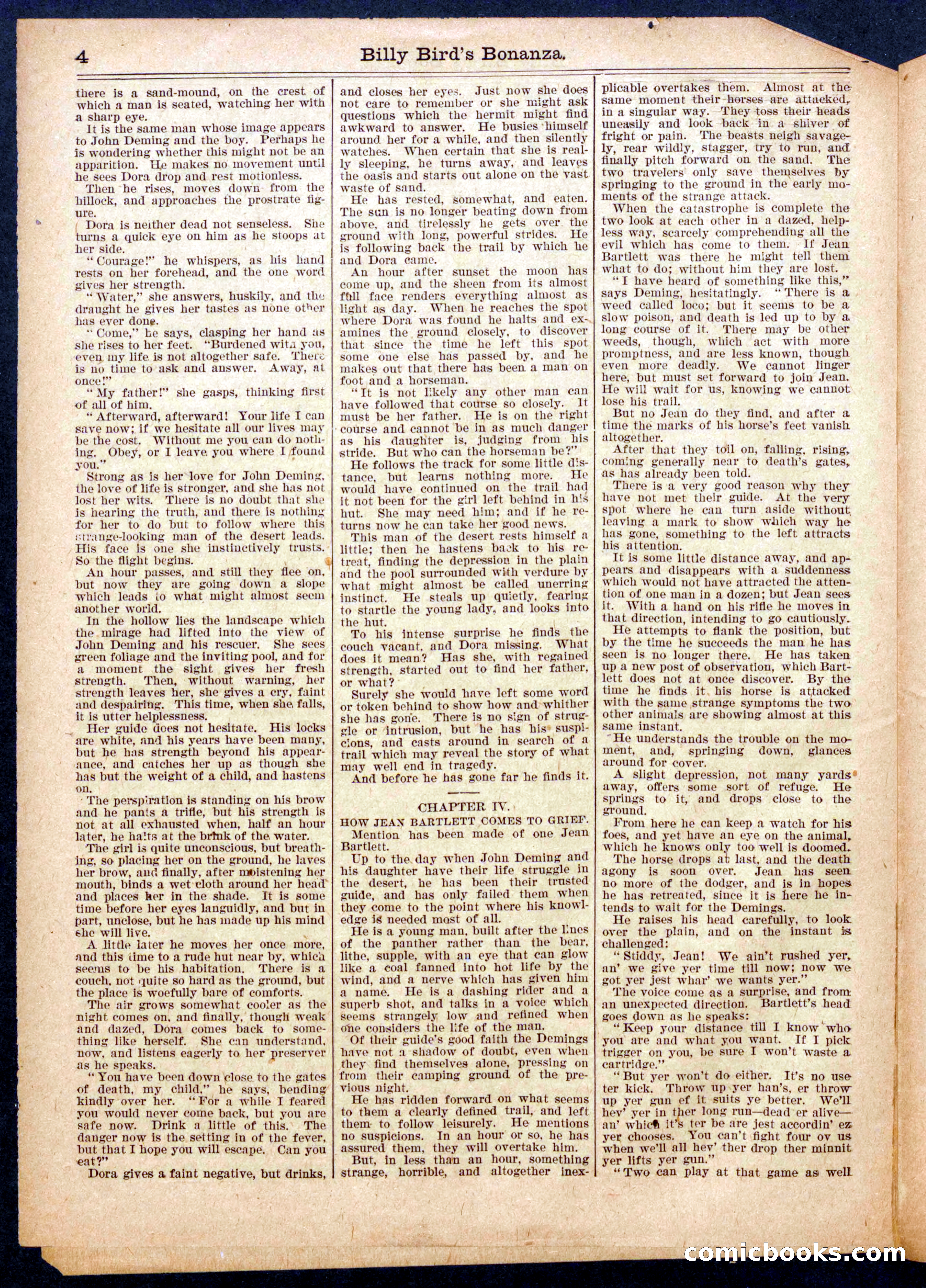 Beadle's Half Dime Library No. 945 — page 4 of 16
