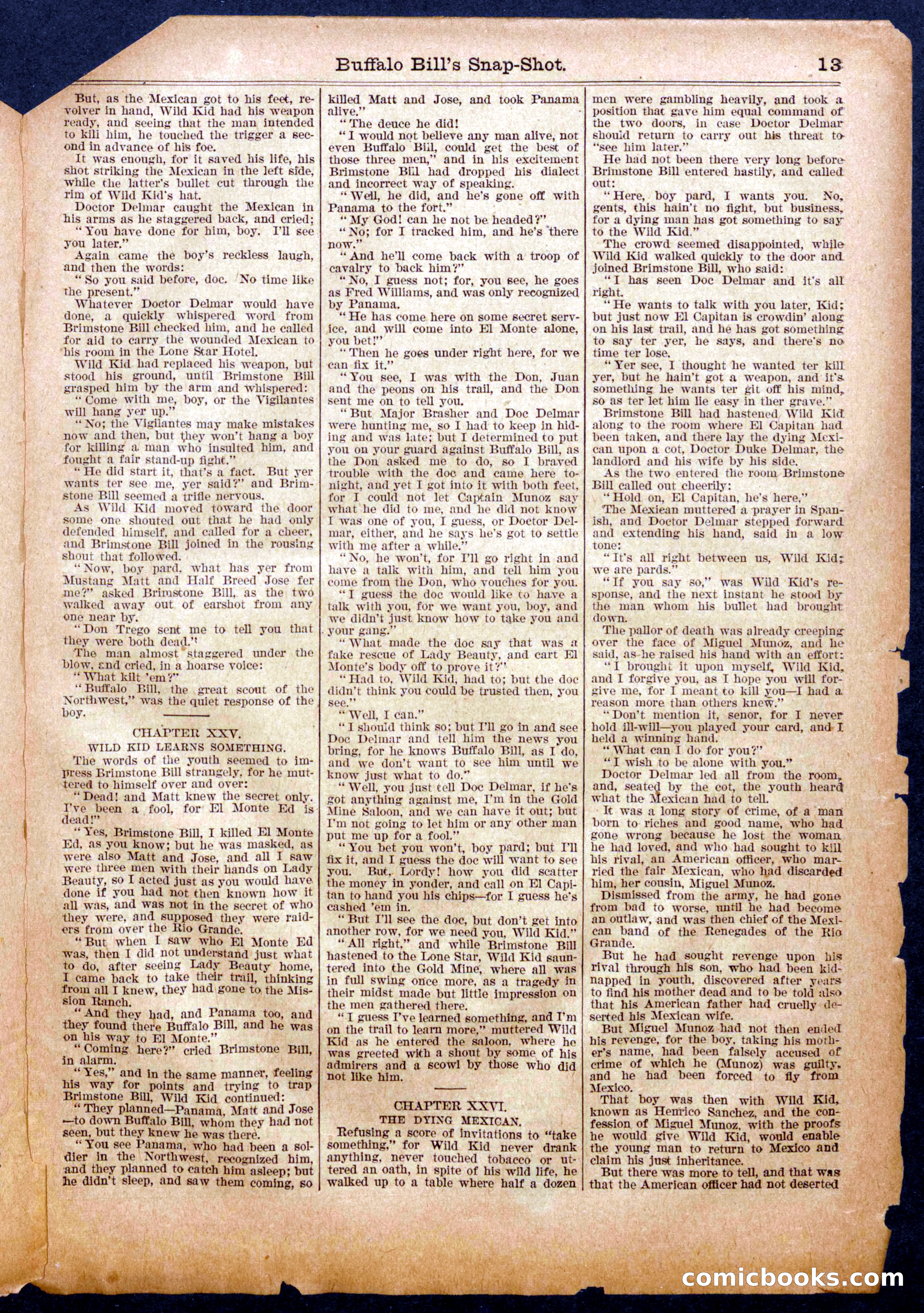 Beadle's Half Dime Library No. 948 — page 13 of 16