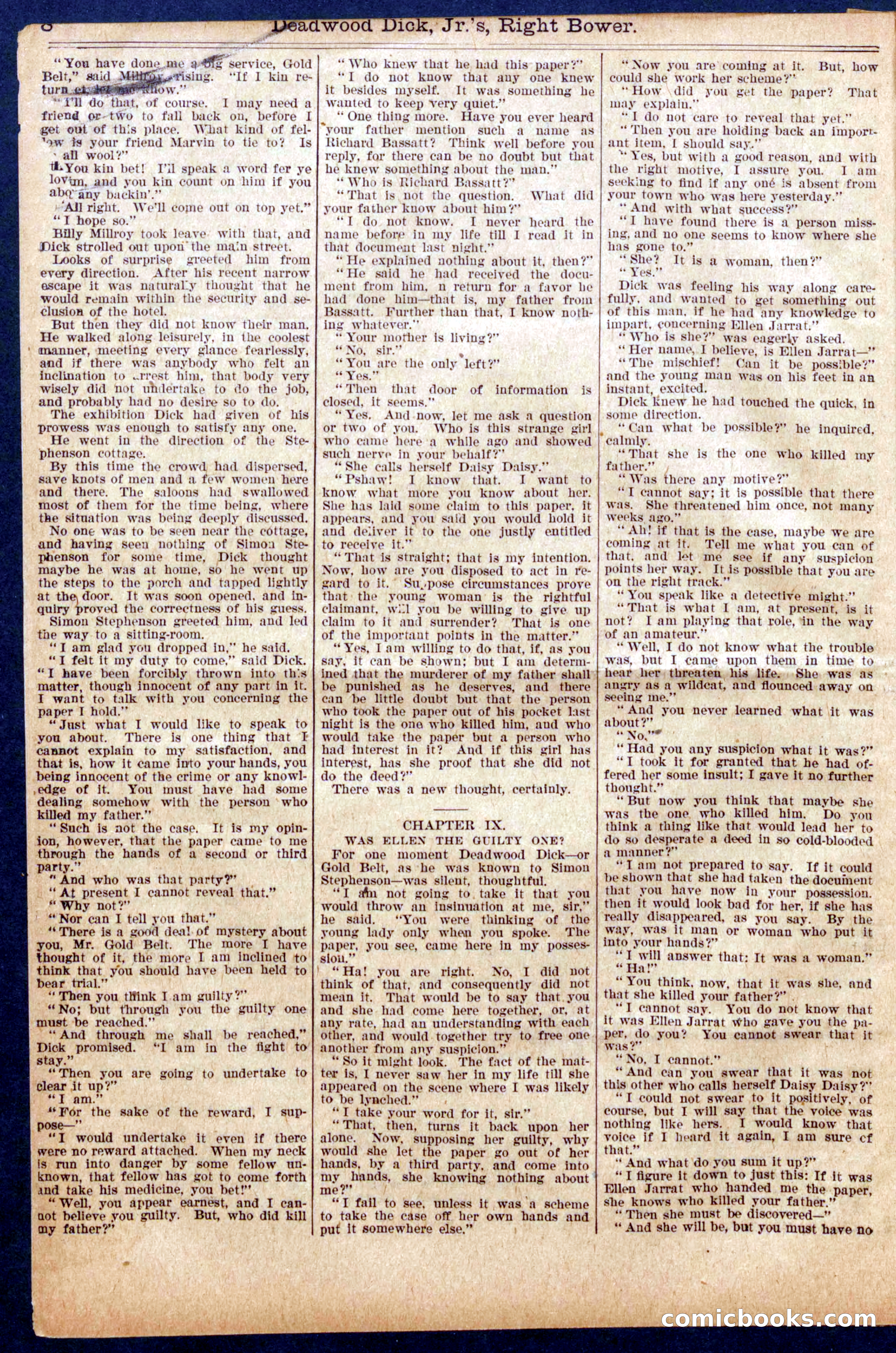 Beadle's Half Dime Library No. 951 — page 8 of 16
