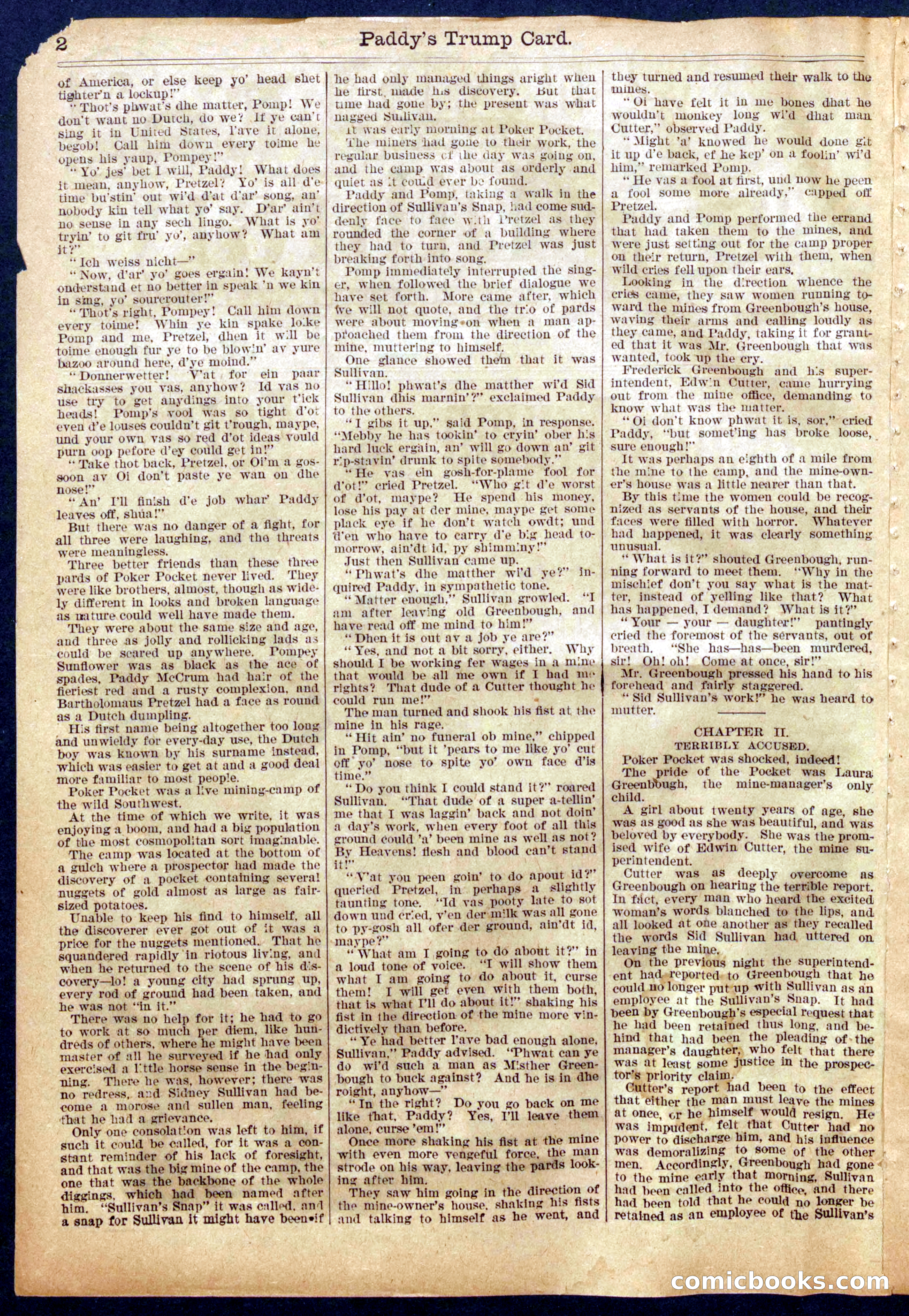 Beadle's Half Dime Library No. 953 — page 2 of 16