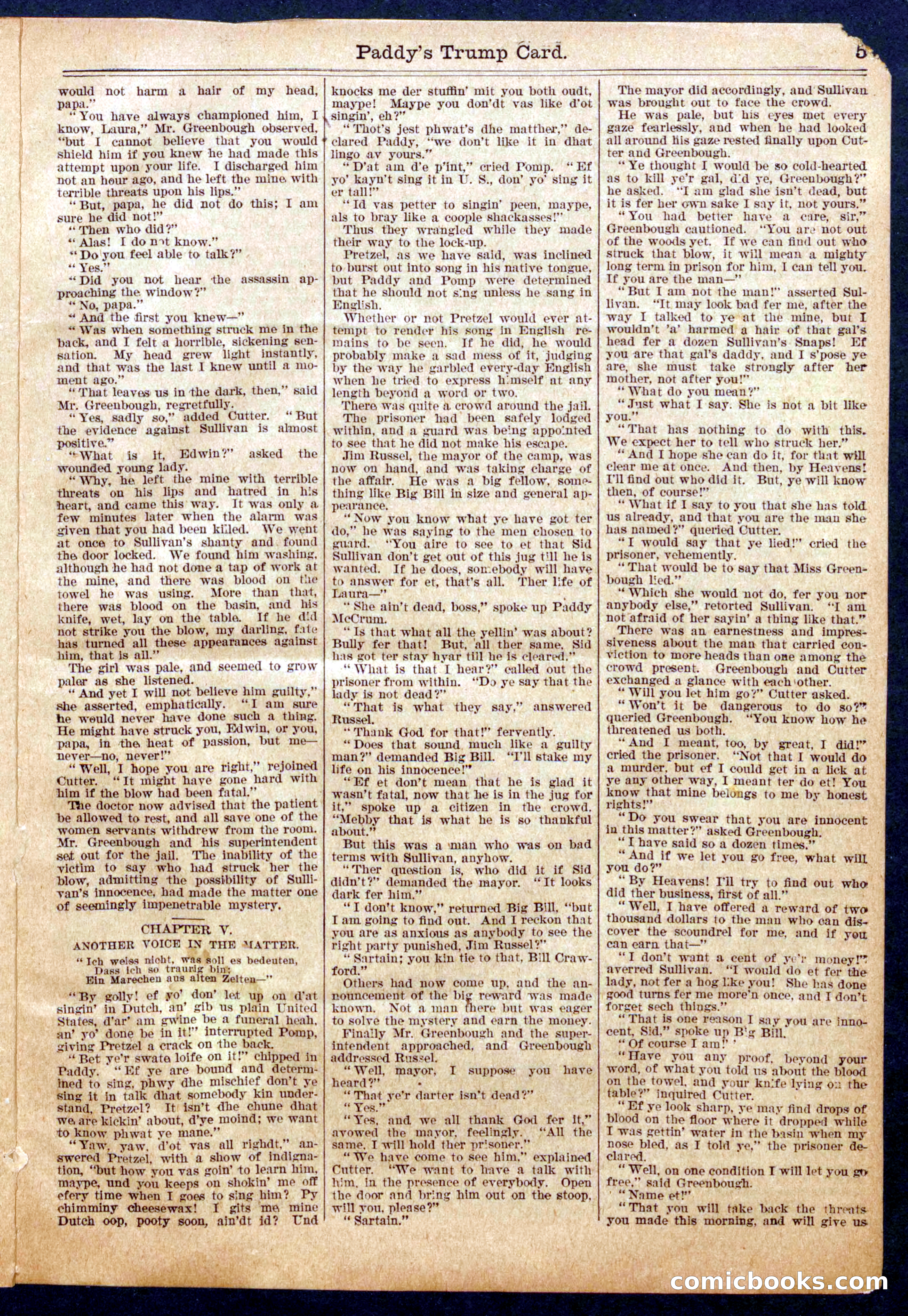 Beadle's Half Dime Library No. 953 — page 5 of 16
