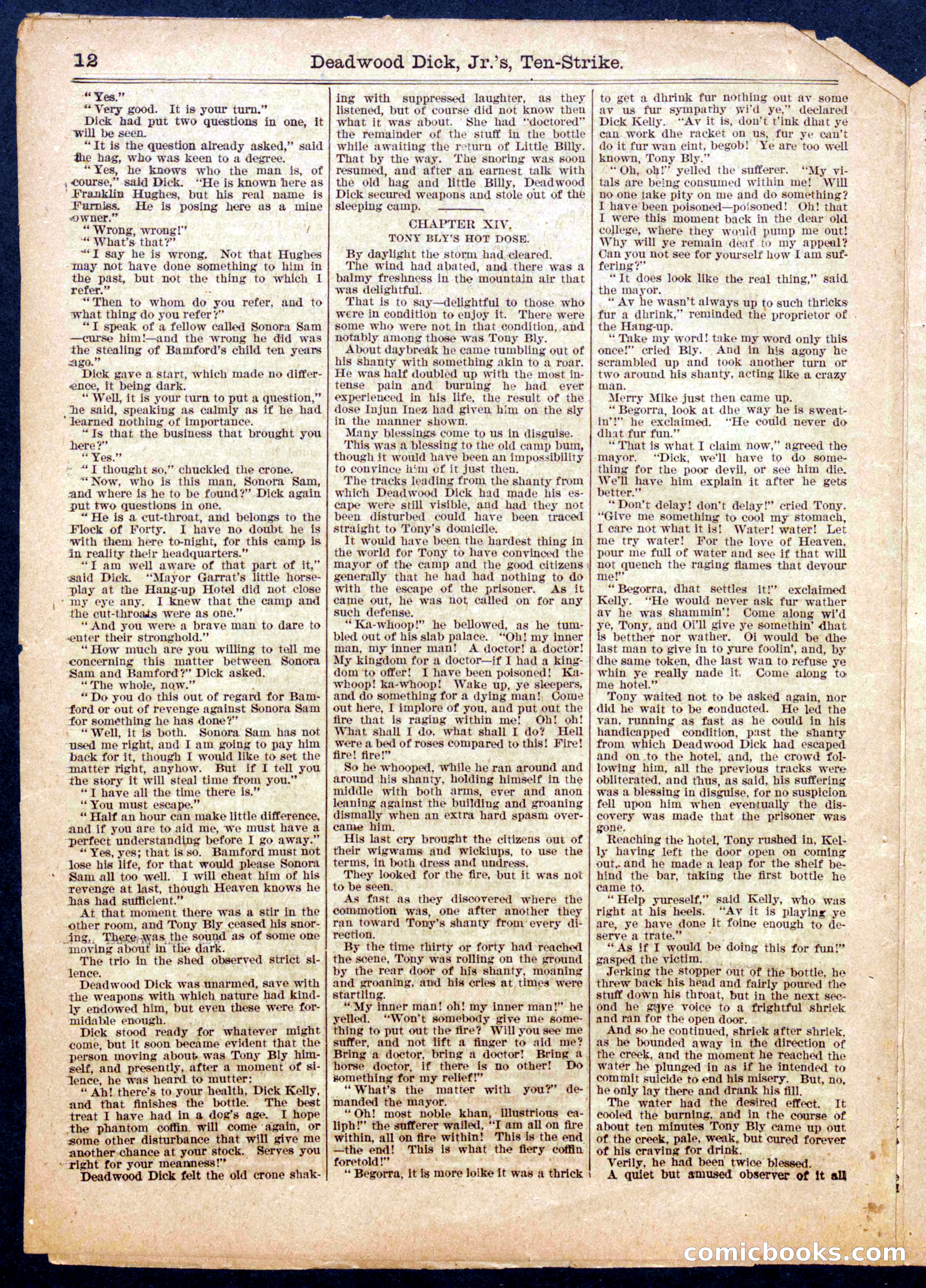 Beadle's Half Dime Library No. 957 — page 12 of 16