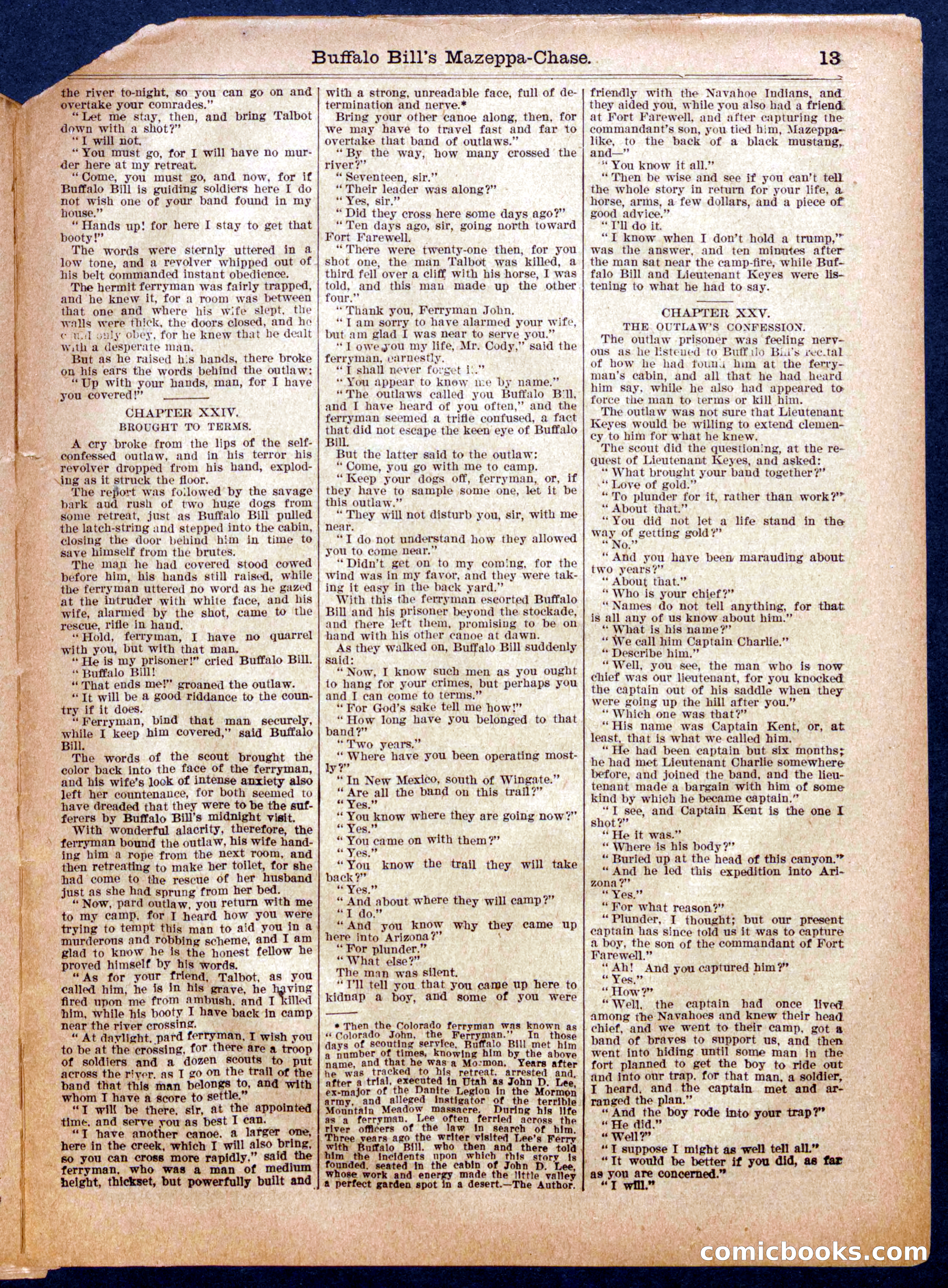 Beadle's Half Dime Library No. 958 — page 13 of 16
