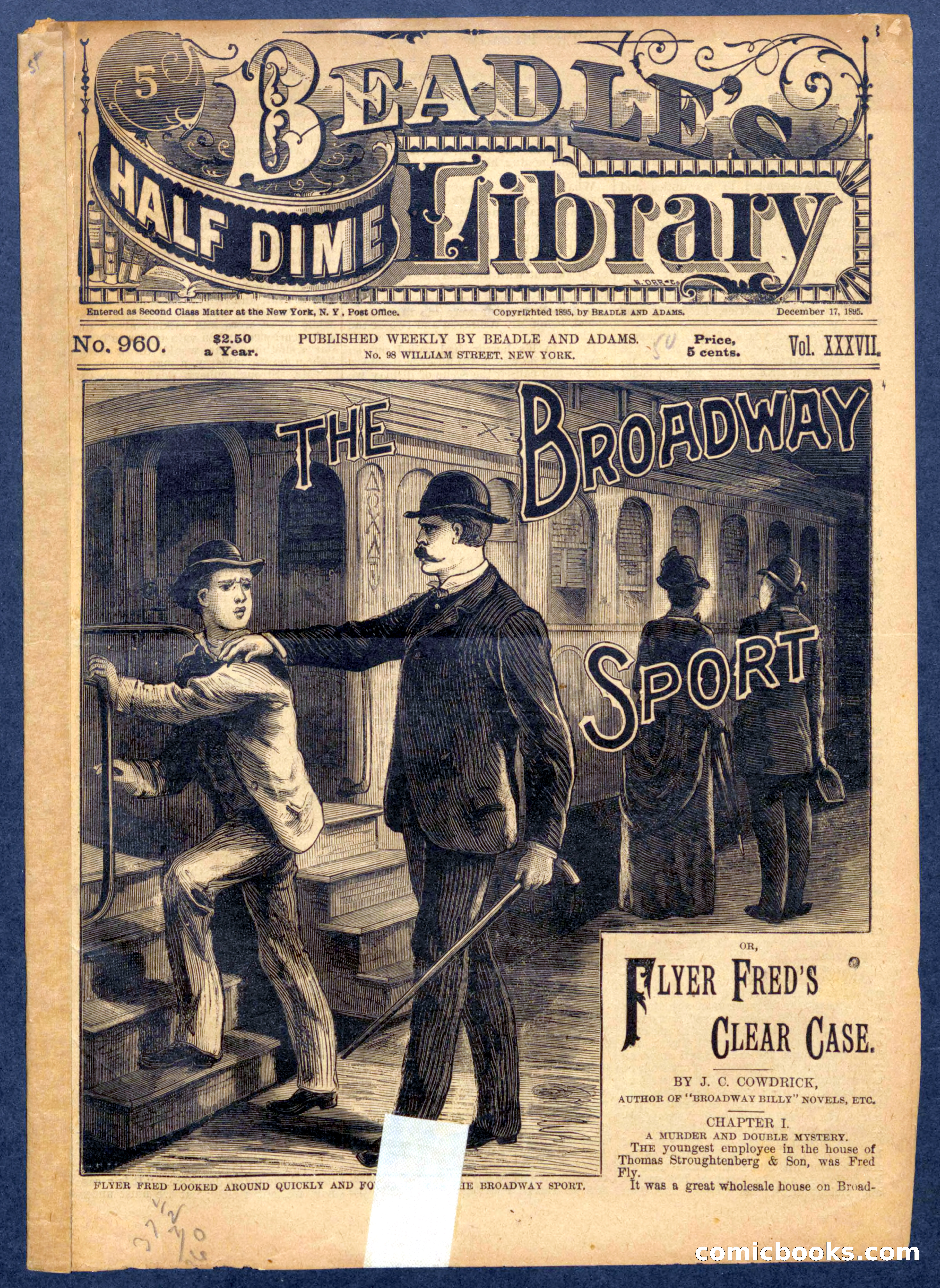 Beadle's Half Dime Library No. 960 — page 1 of 16