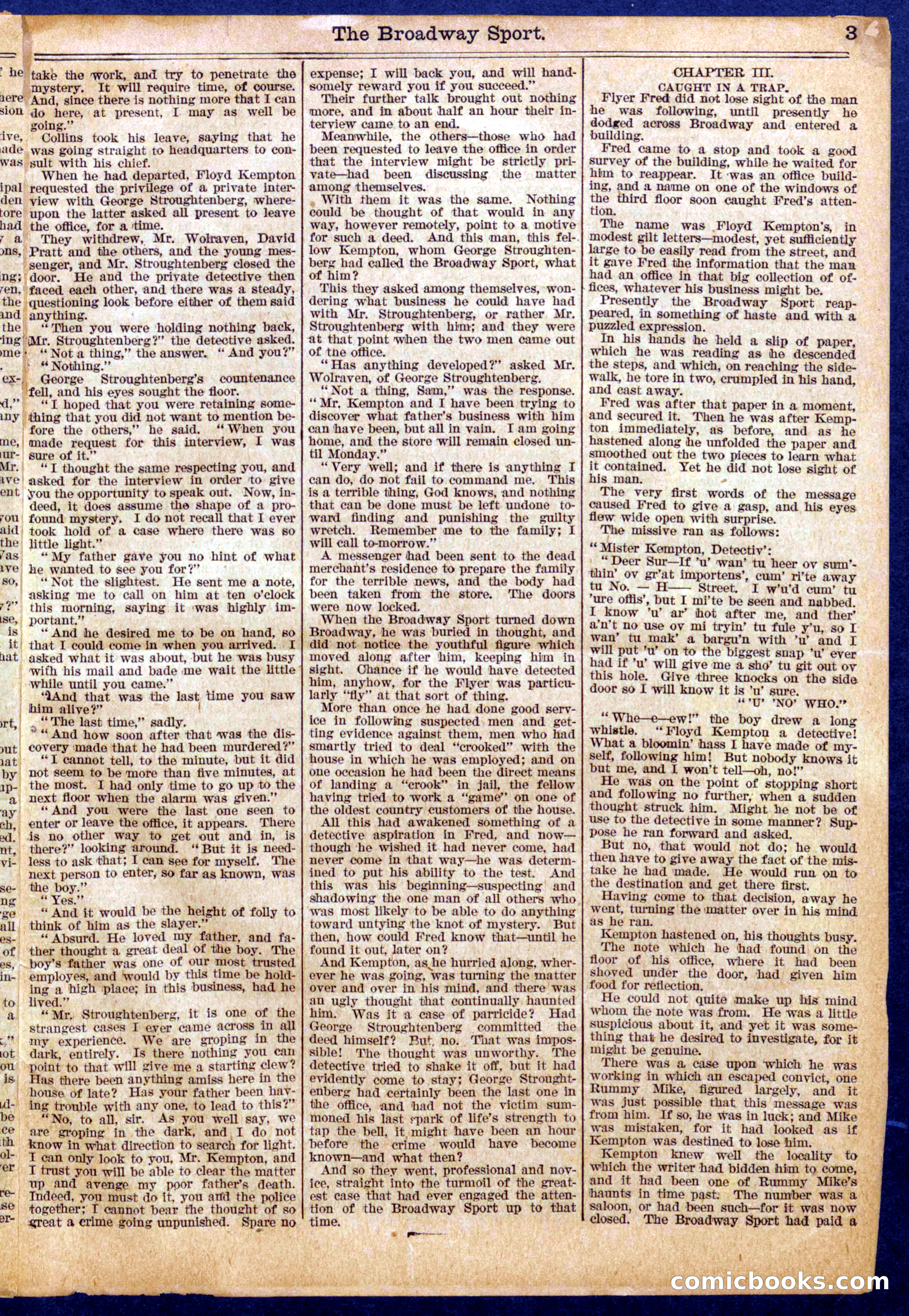 Beadle's Half Dime Library No. 960 — page 3 of 16