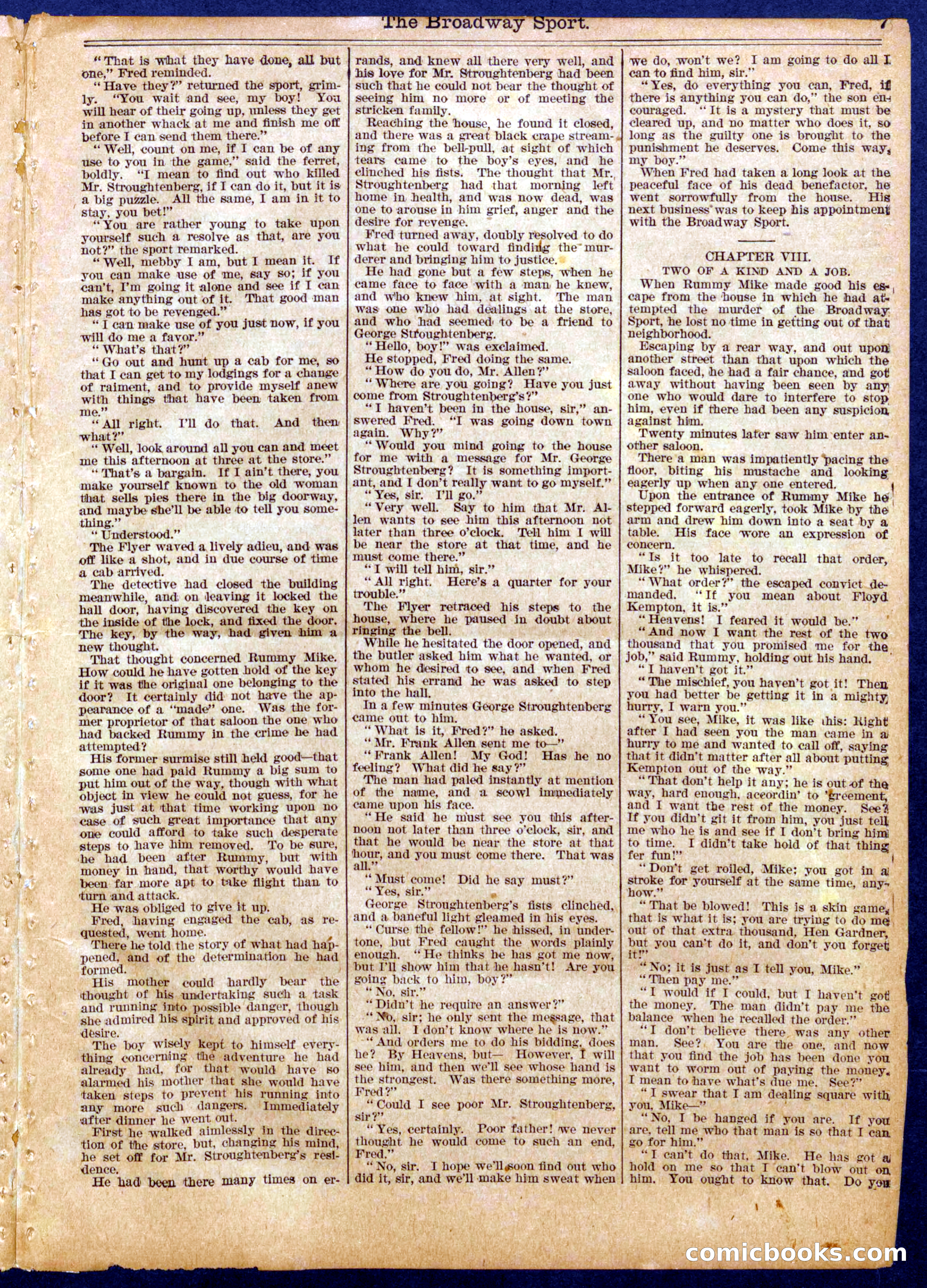 Beadle's Half Dime Library No. 960 — page 7 of 16