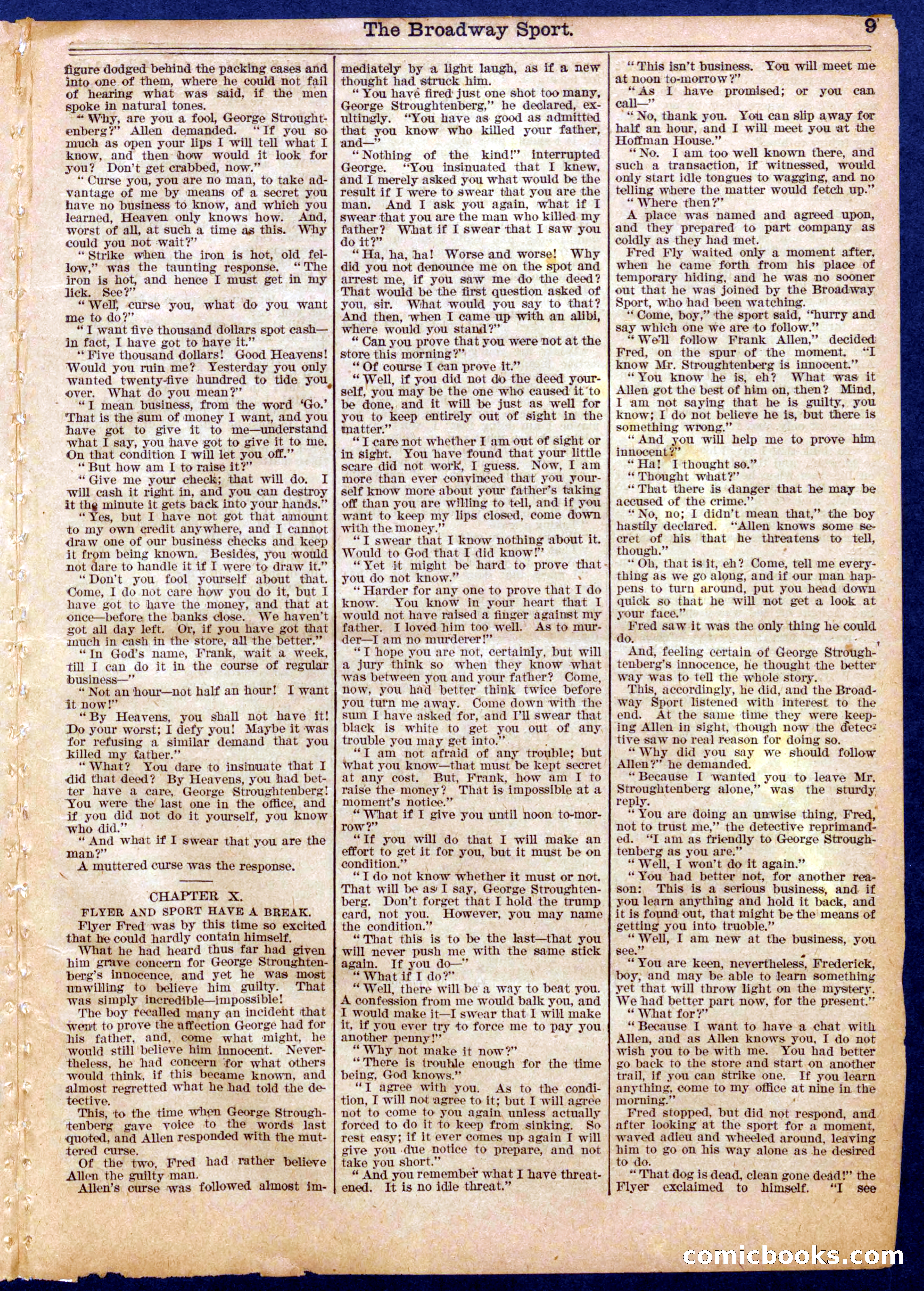 Beadle's Half Dime Library No. 960 — page 9 of 16