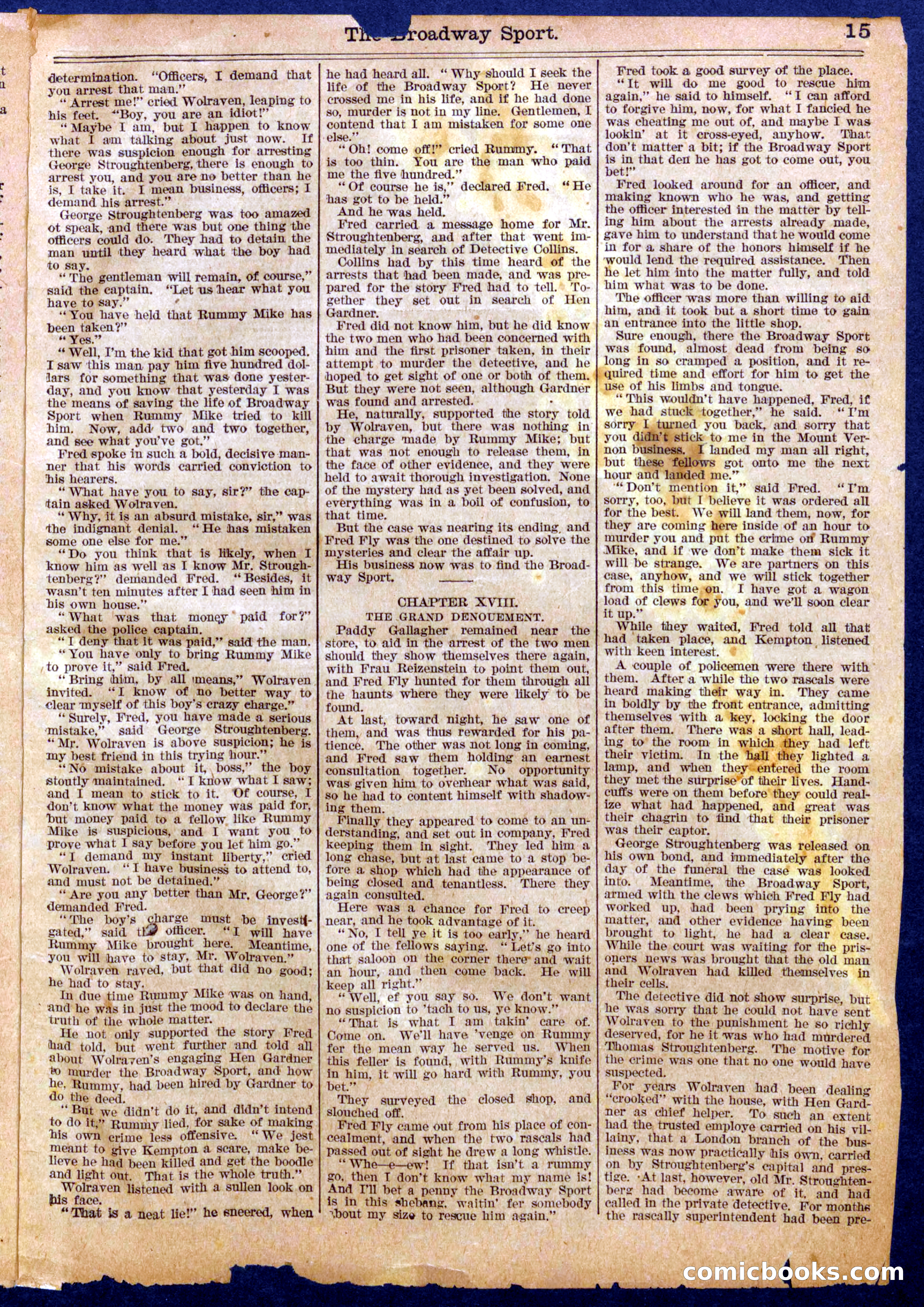 Beadle's Half Dime Library No. 960 — page 15 of 16