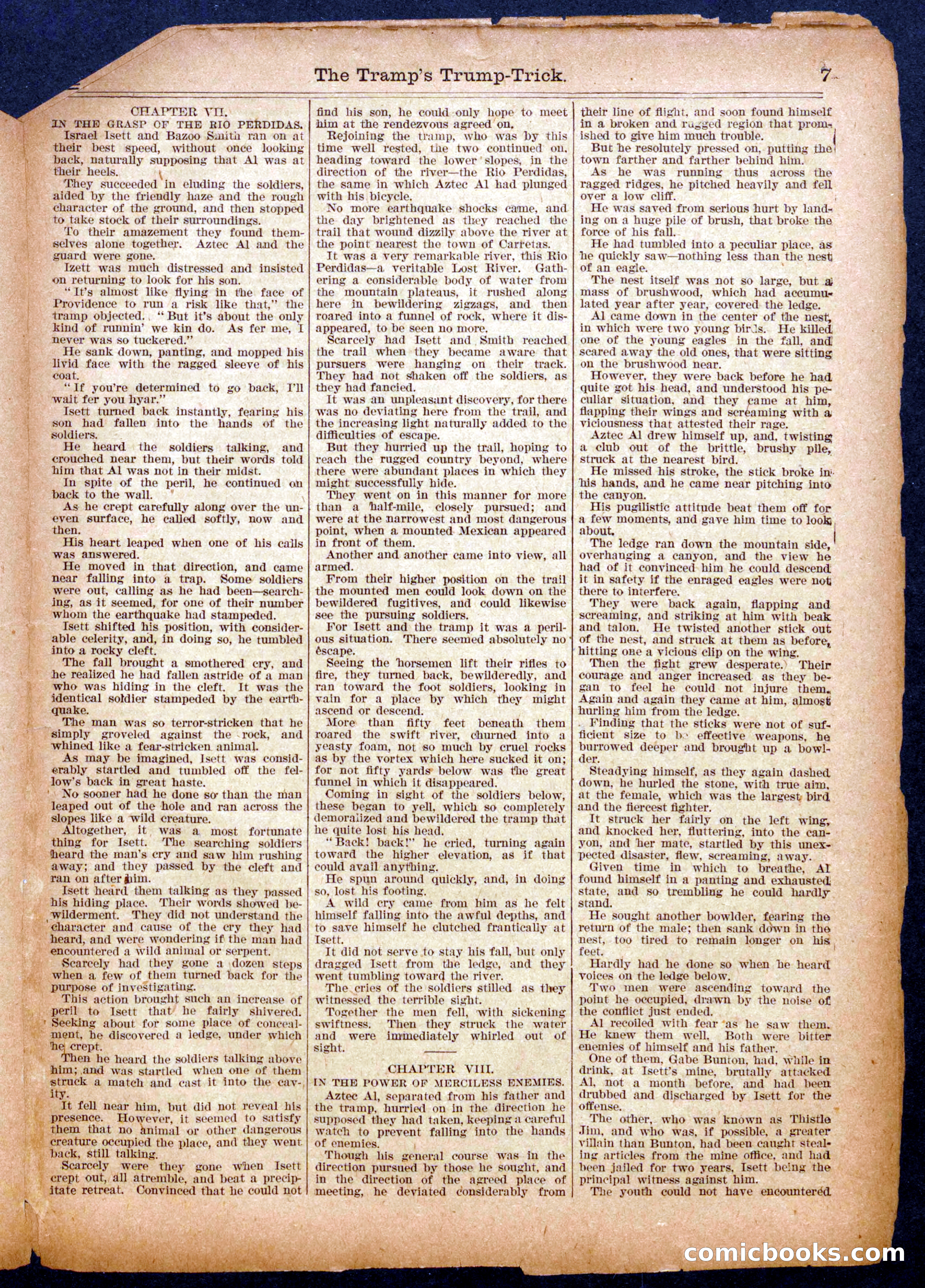 Beadle's Half Dime Library No. 961 — page 7 of 16