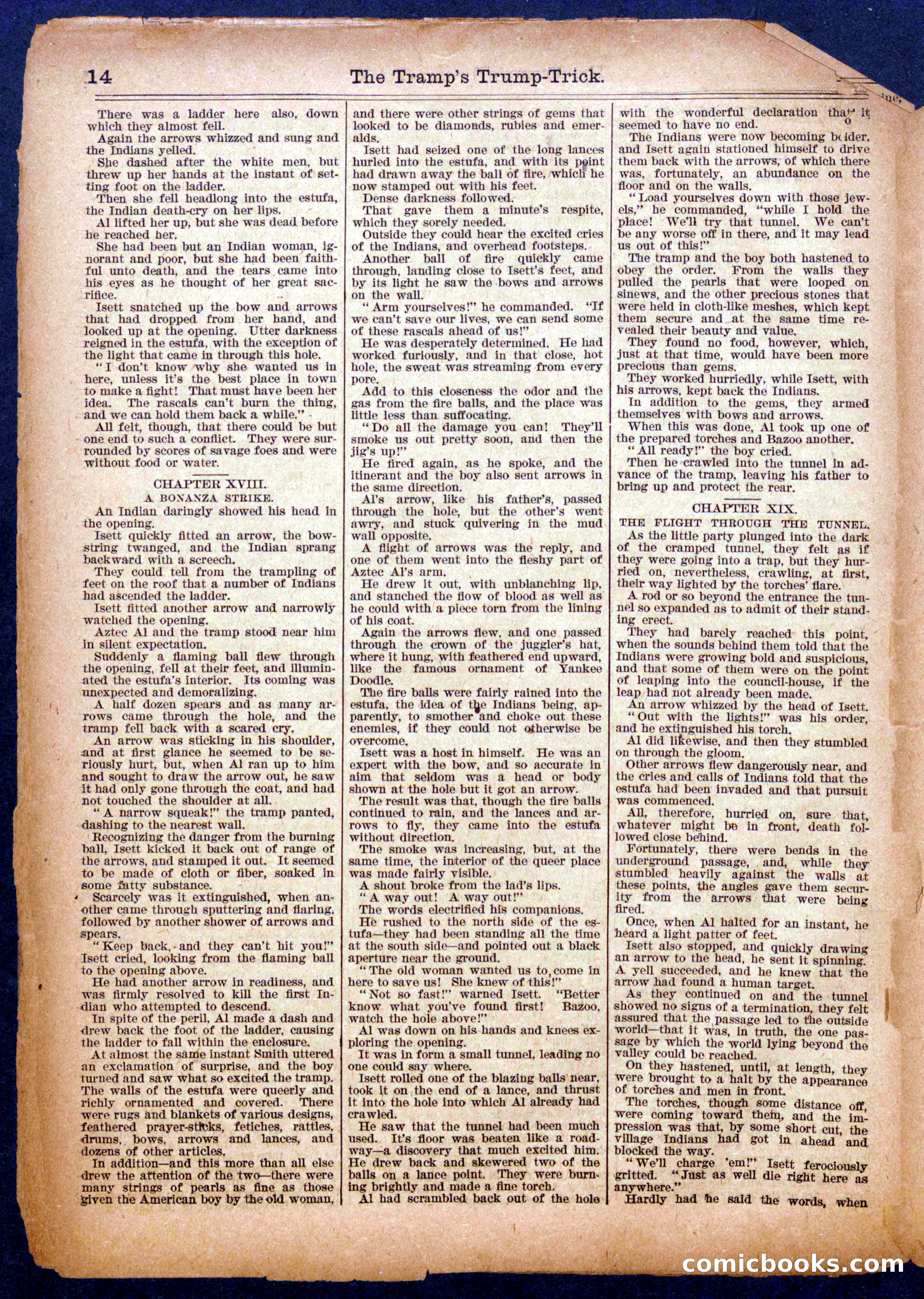 Beadle's Half Dime Library No. 961 — page 14 of 16