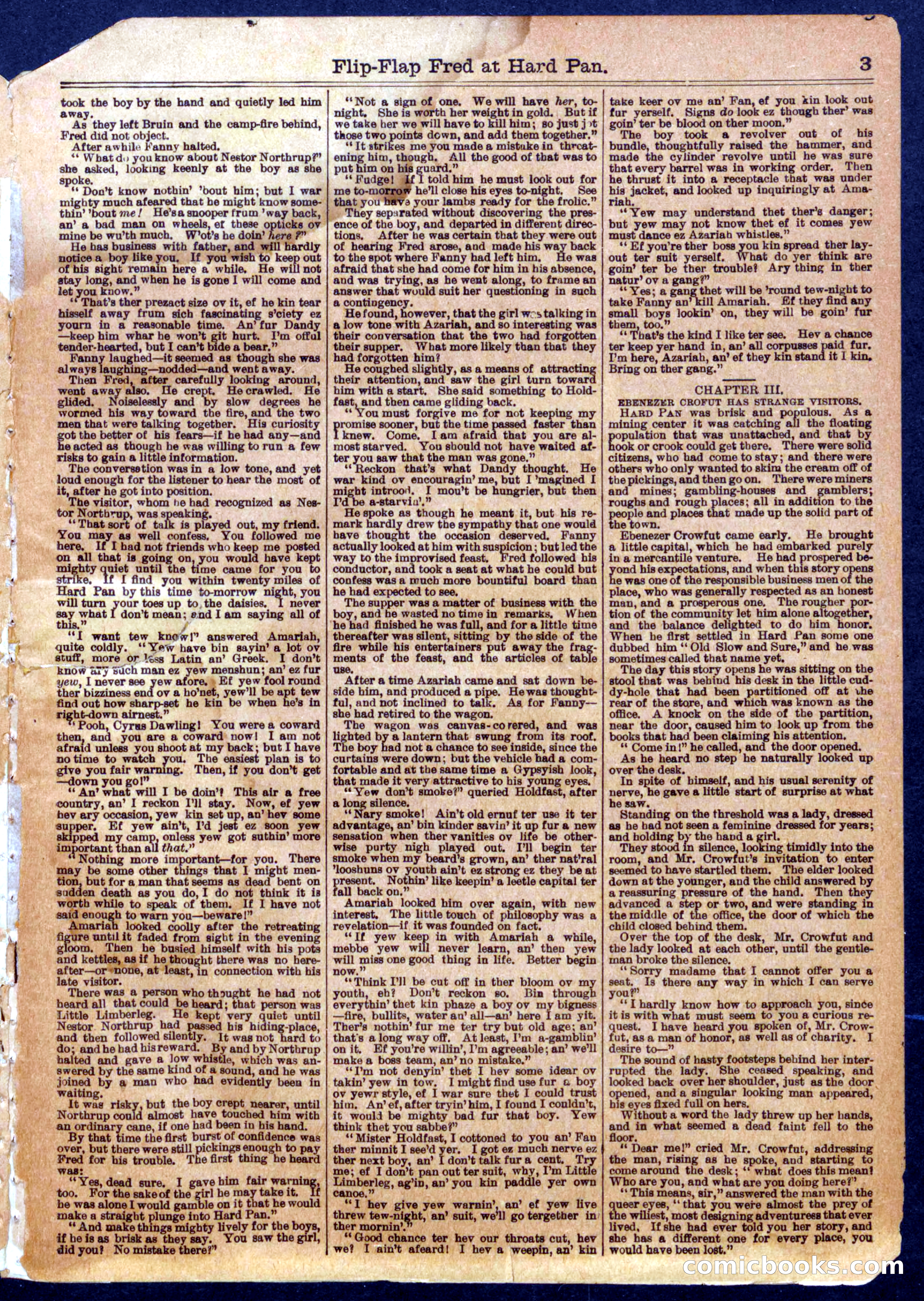 Beadle's Half Dime Library, No. 962 — page 3 of 16
