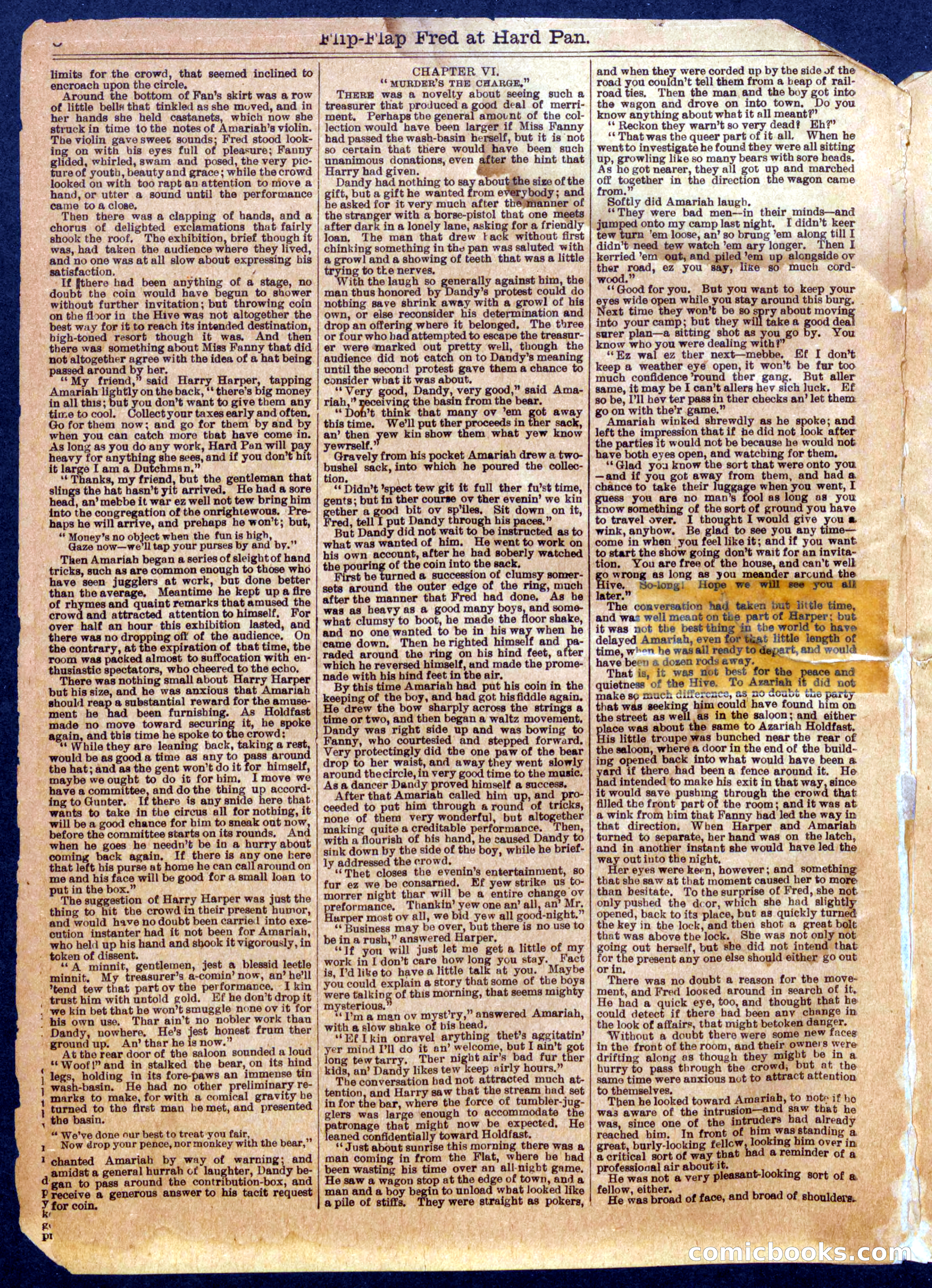 Beadle's Half Dime Library, No. 962 — page 6 of 16