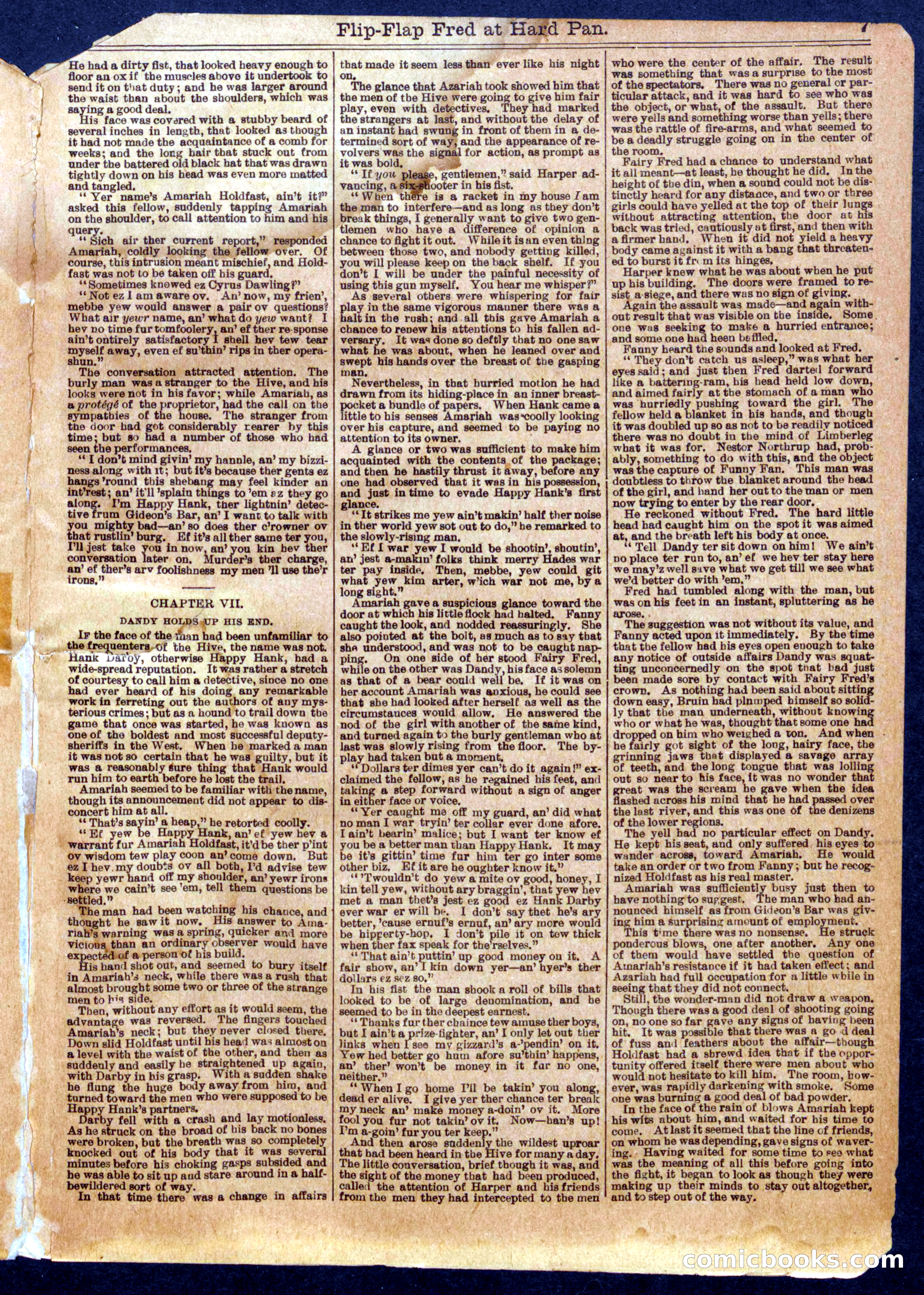 Beadle's Half Dime Library, No. 962 — page 7 of 16