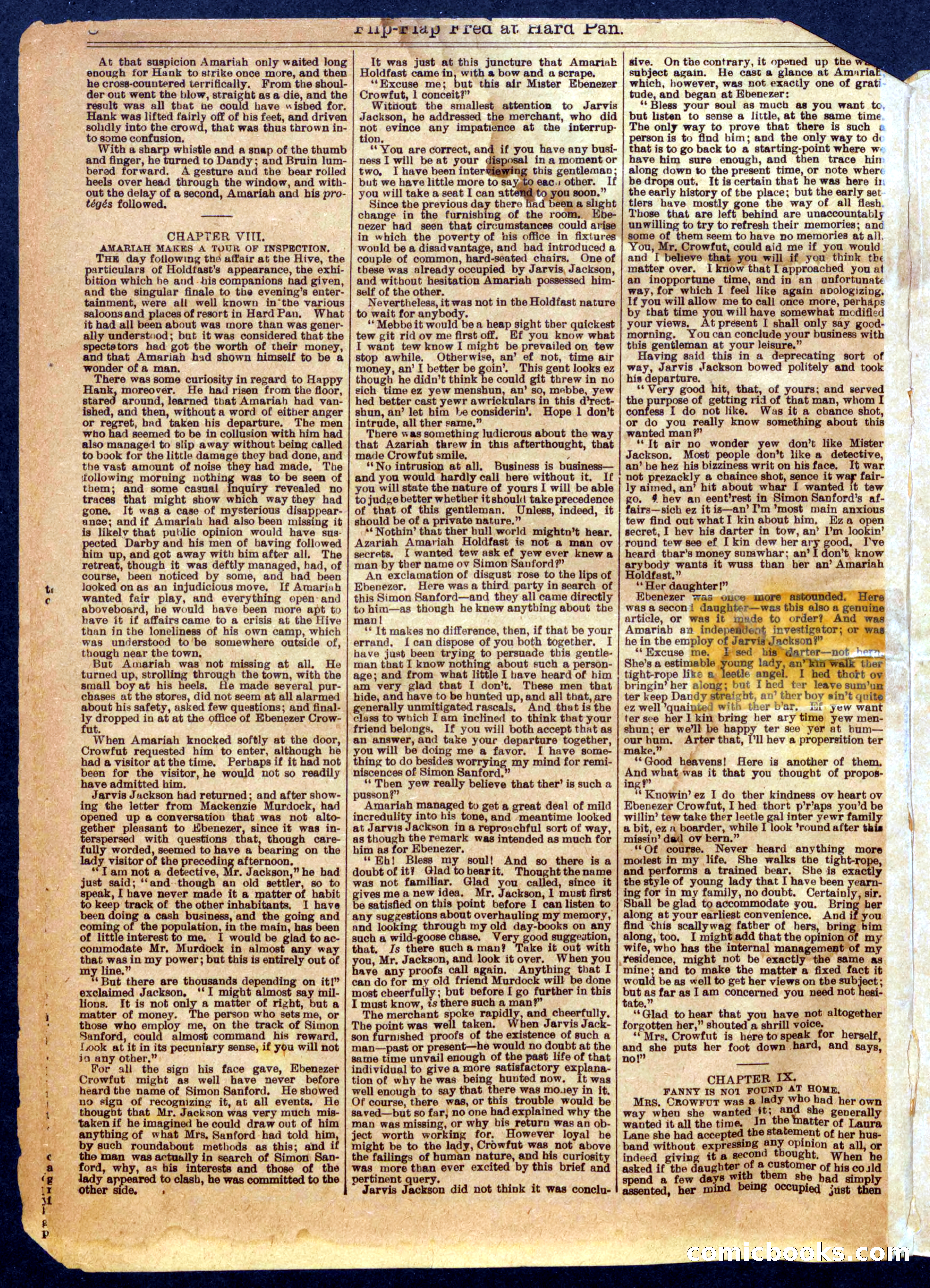 Beadle's Half Dime Library, No. 962 — page 8 of 16