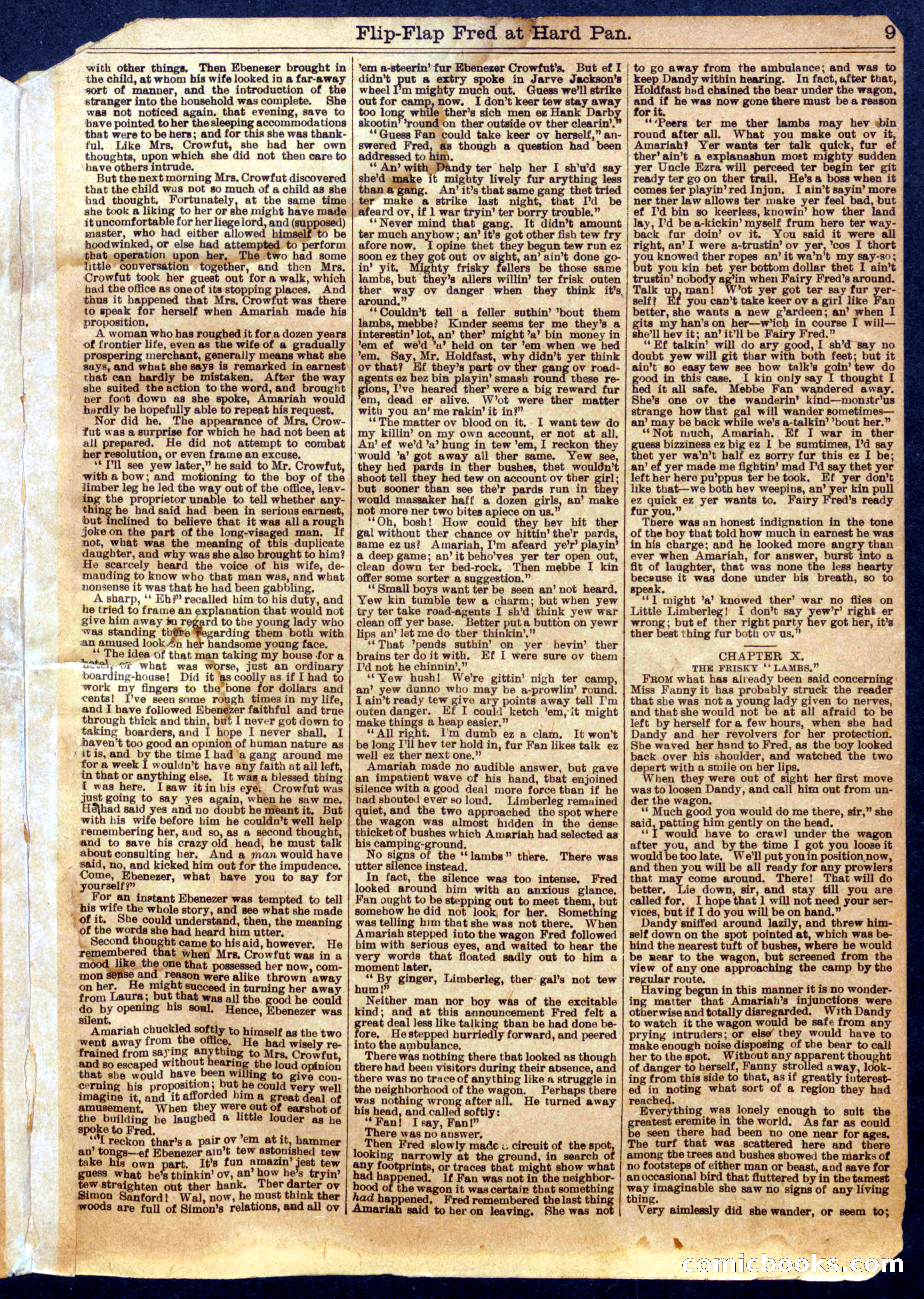 Beadle's Half Dime Library, No. 962 — page 9 of 16