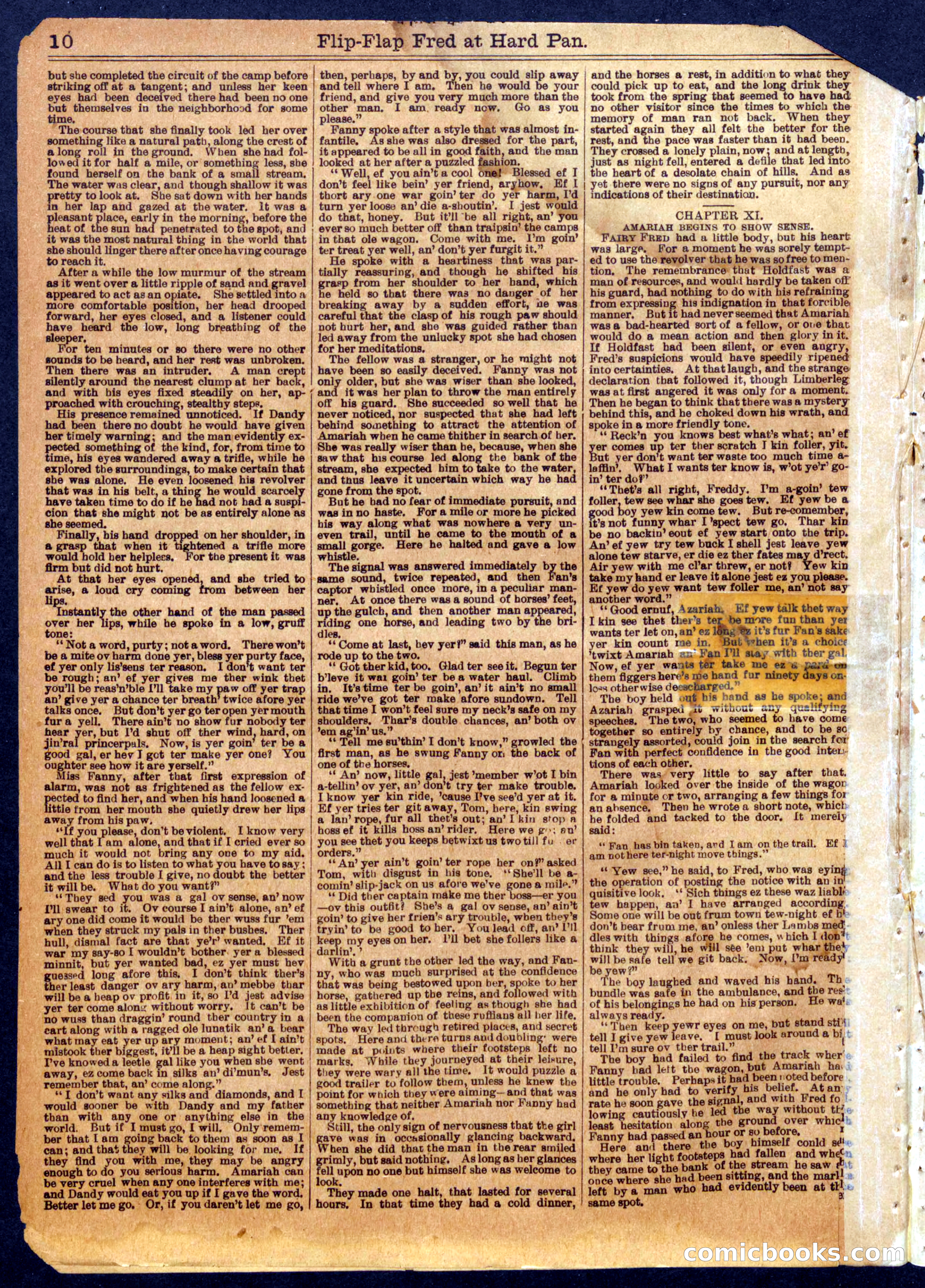 Beadle's Half Dime Library, No. 962 — page 10 of 16