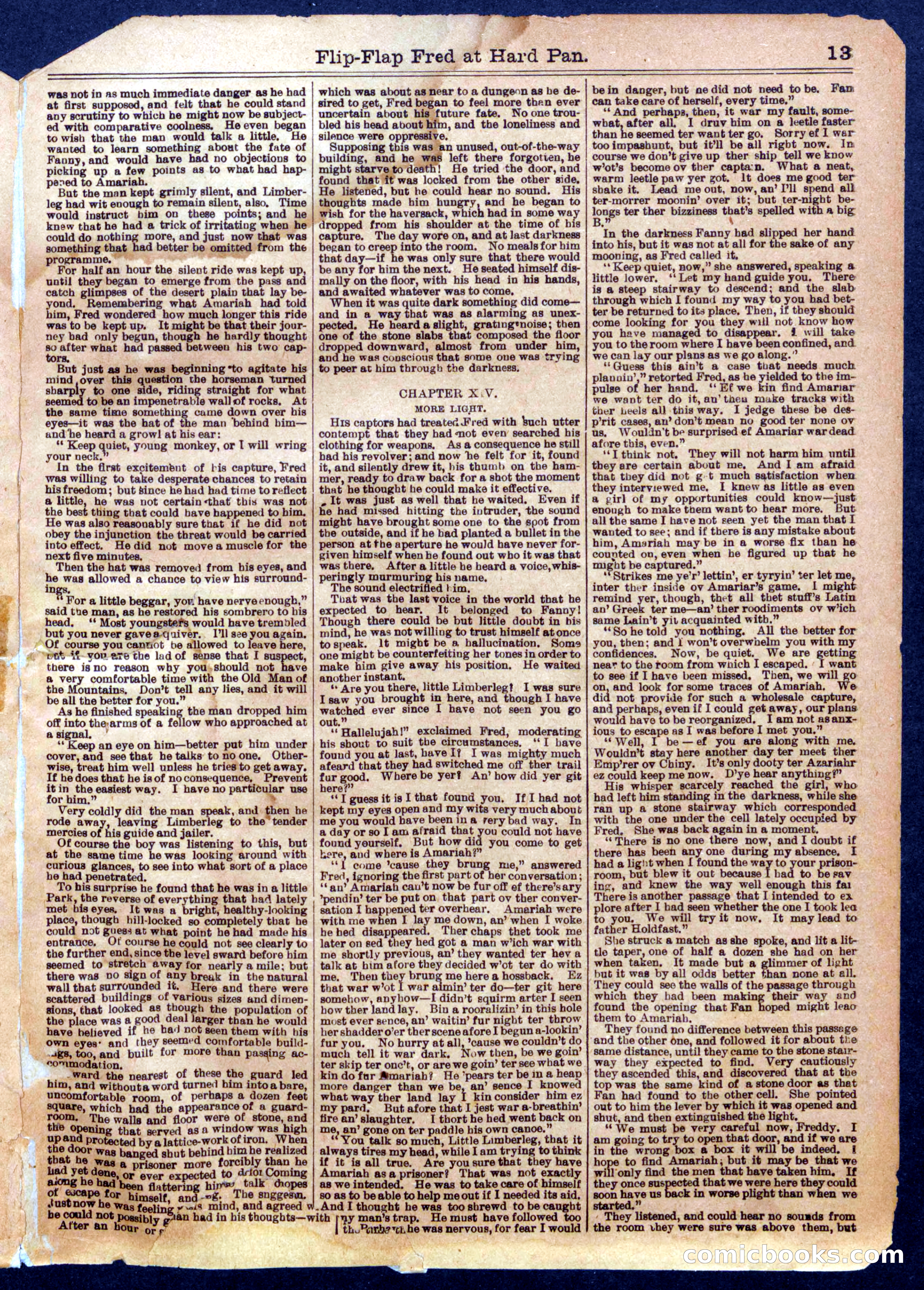 Beadle's Half Dime Library, No. 962 — page 13 of 16