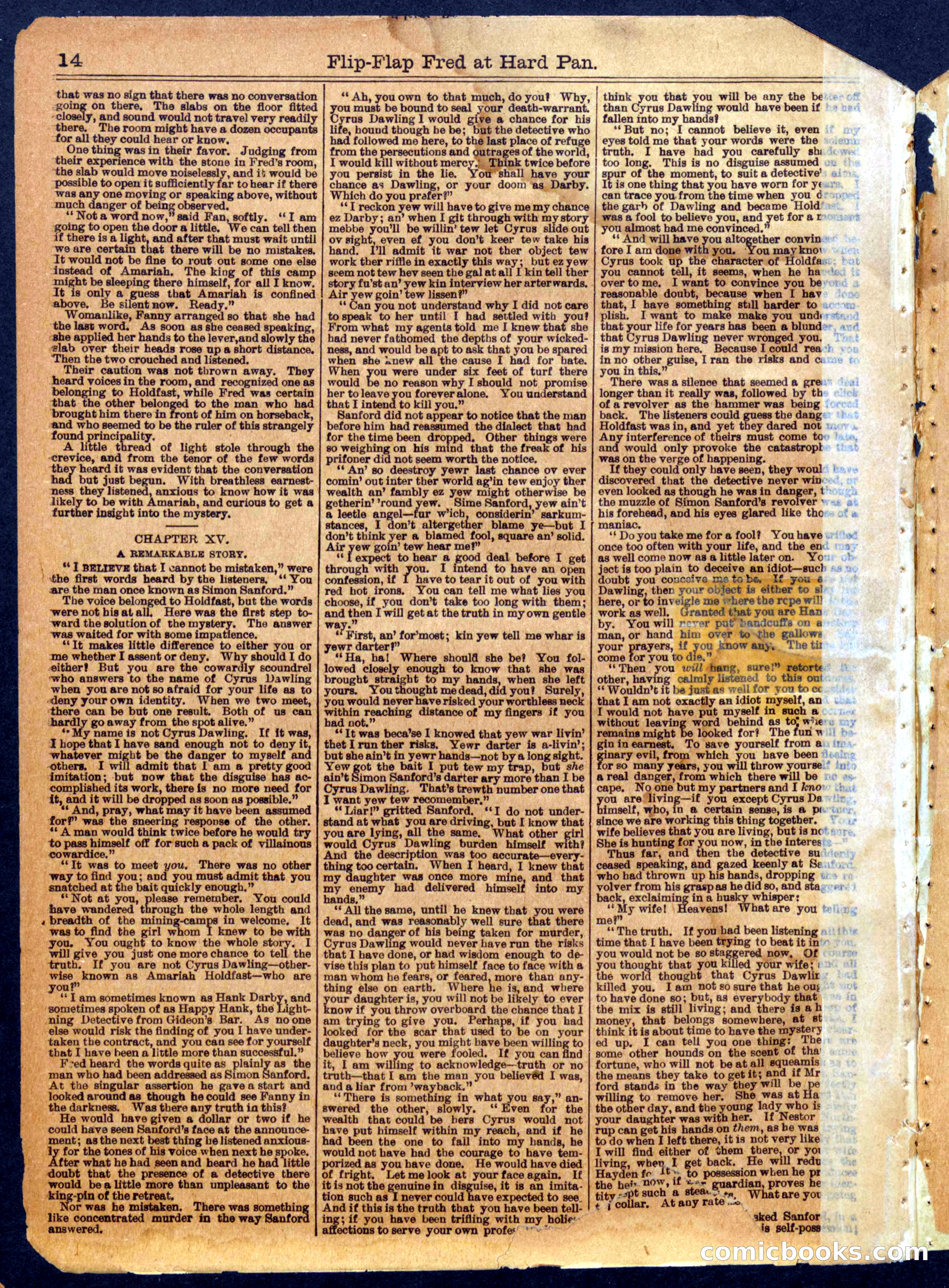 Beadle's Half Dime Library, No. 962 — page 14 of 16