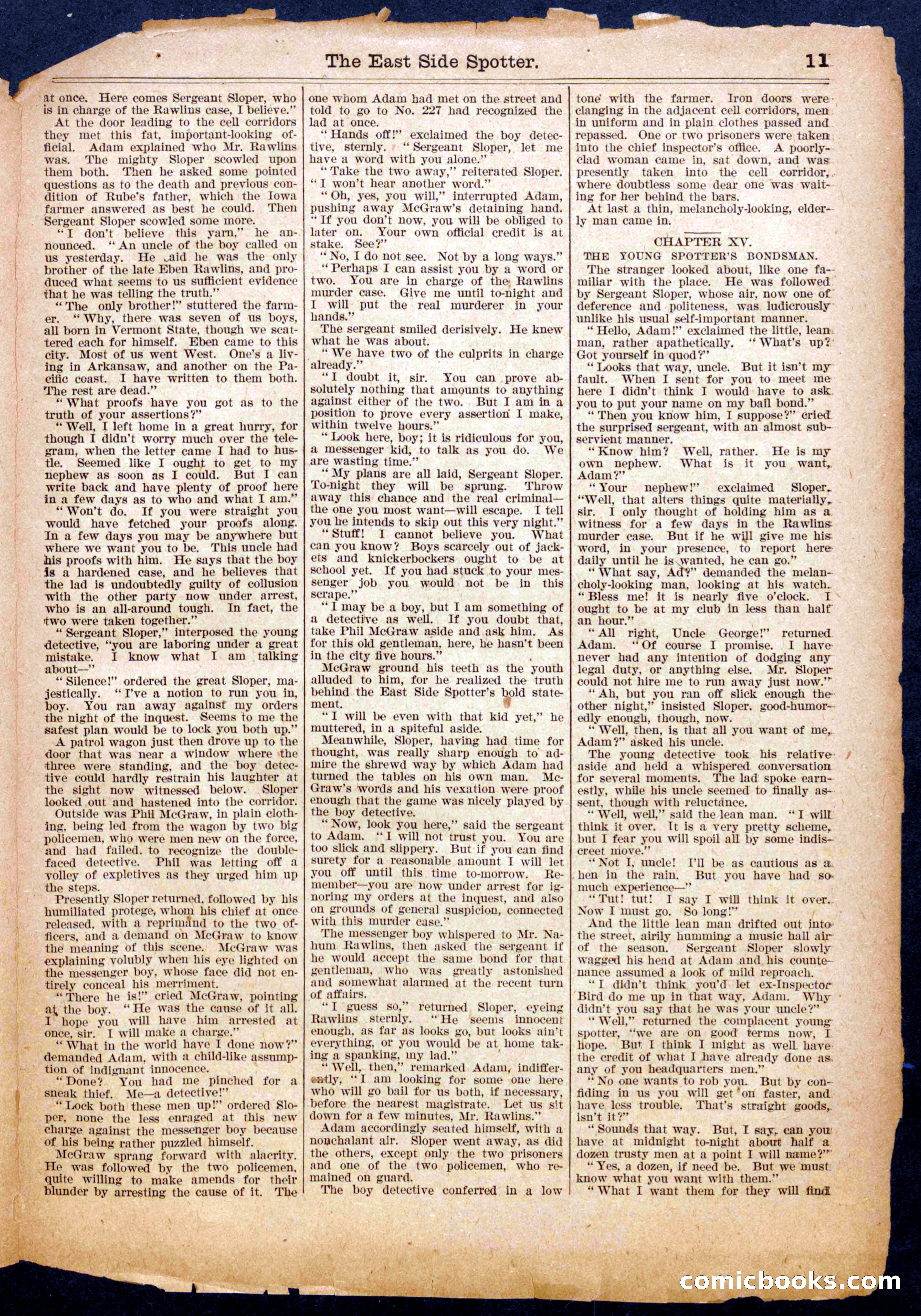 Beadle's Half Dime Library, No. 963 — page 11 of 16