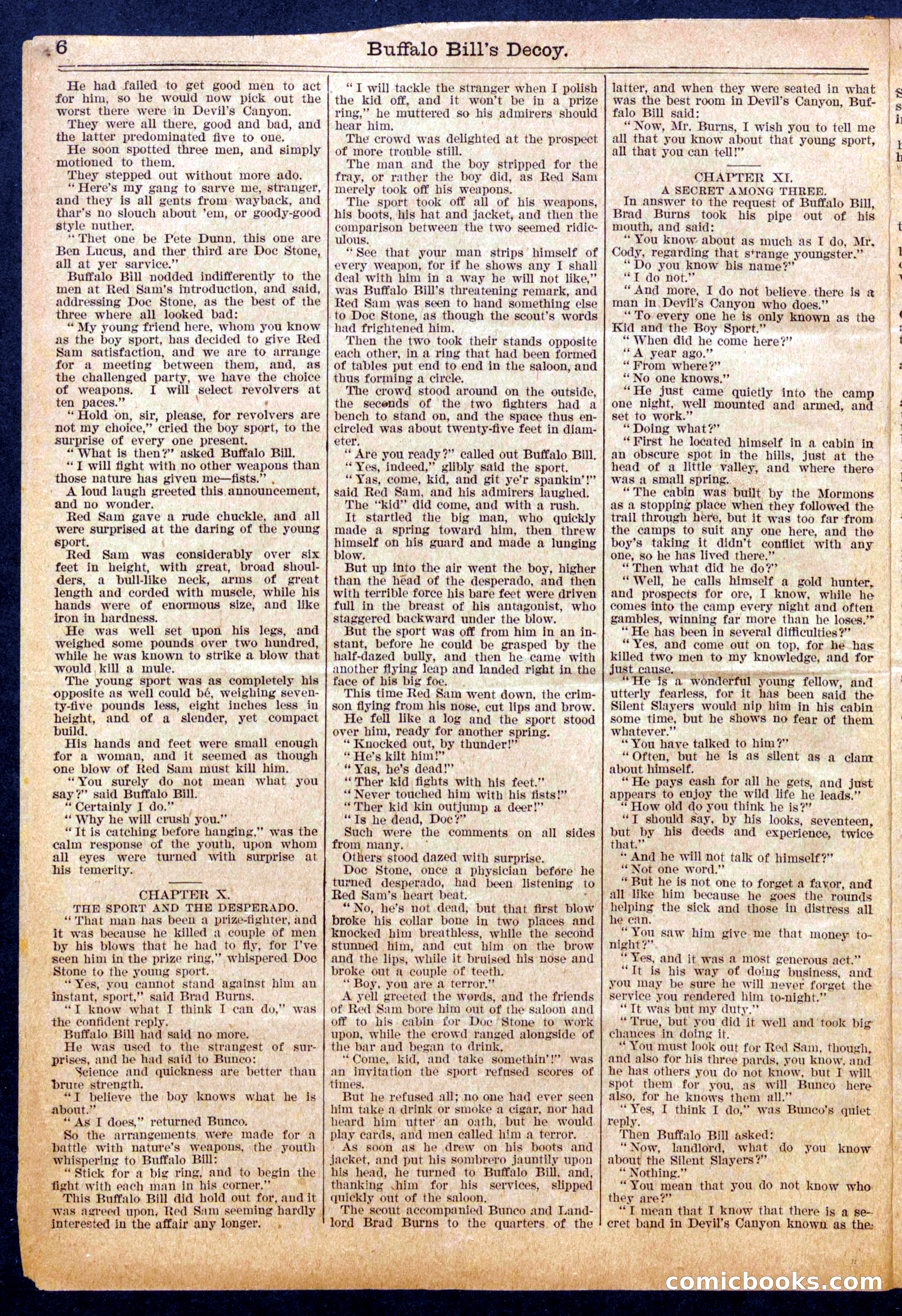 Beadle's Half Dime Library No. 964 — page 6 of 16