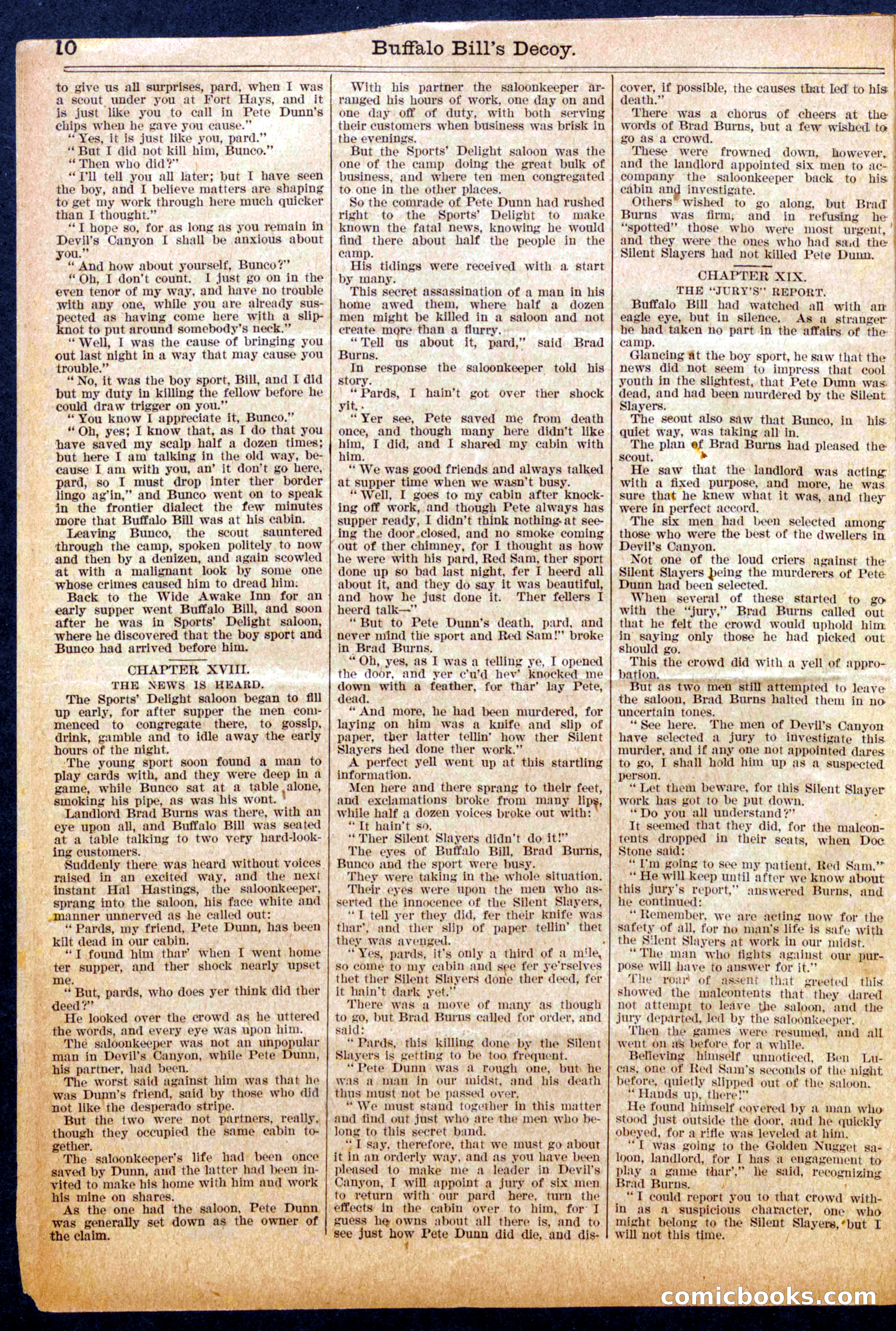 Beadle's Half Dime Library No. 964 — page 10 of 16