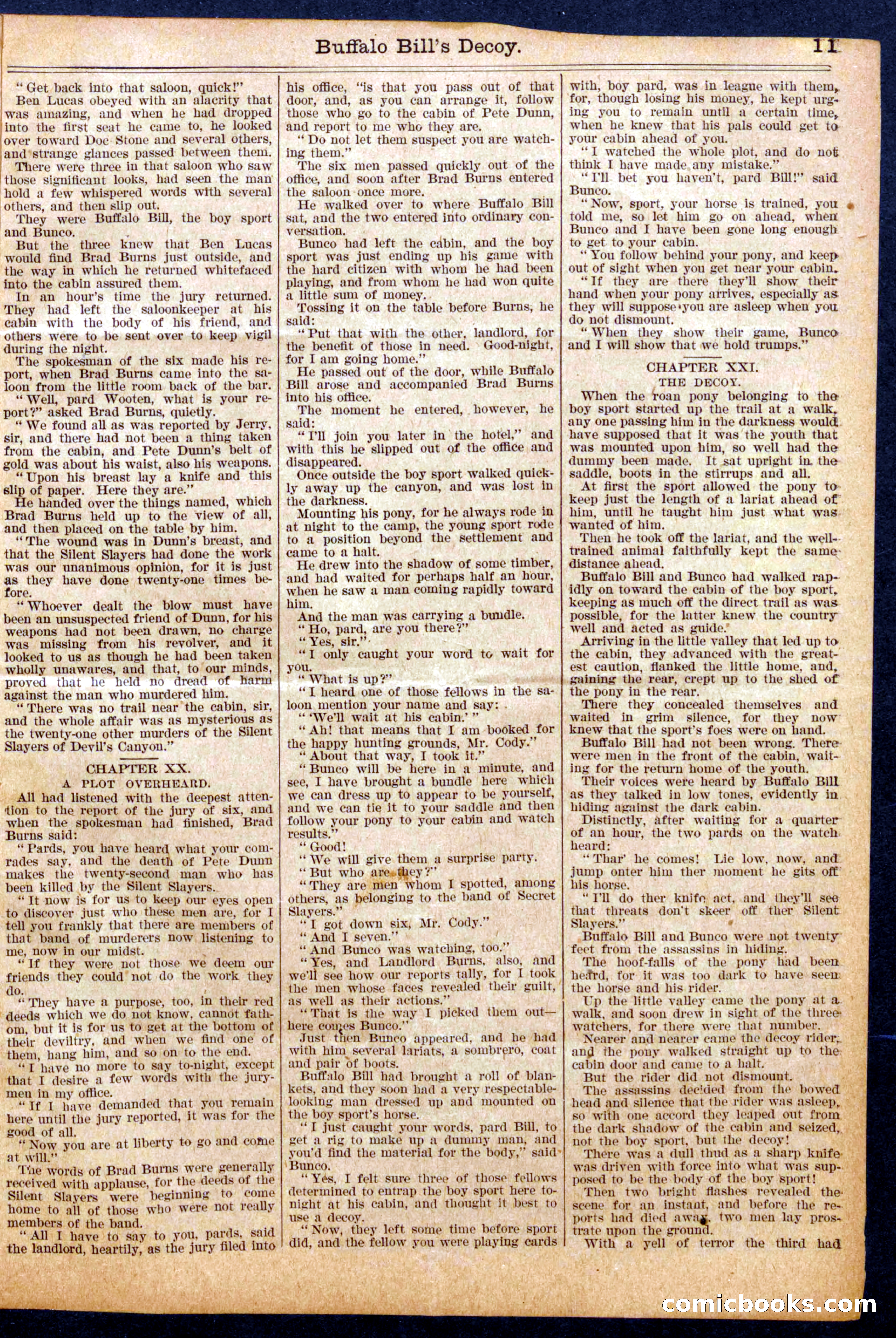Beadle's Half Dime Library No. 964 — page 11 of 16