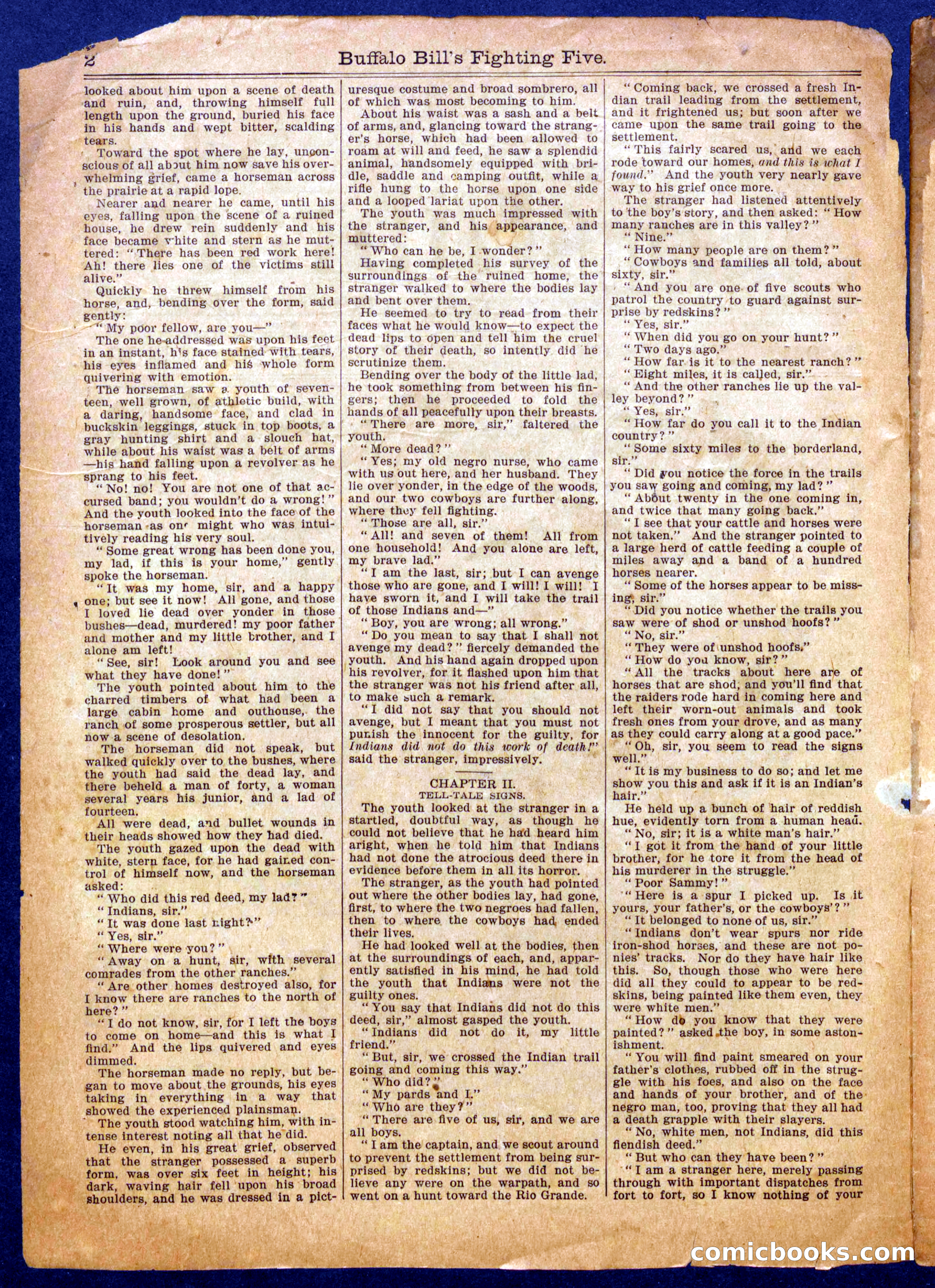 Beadle's Half Dime Library No. 981 — page 2 of 16