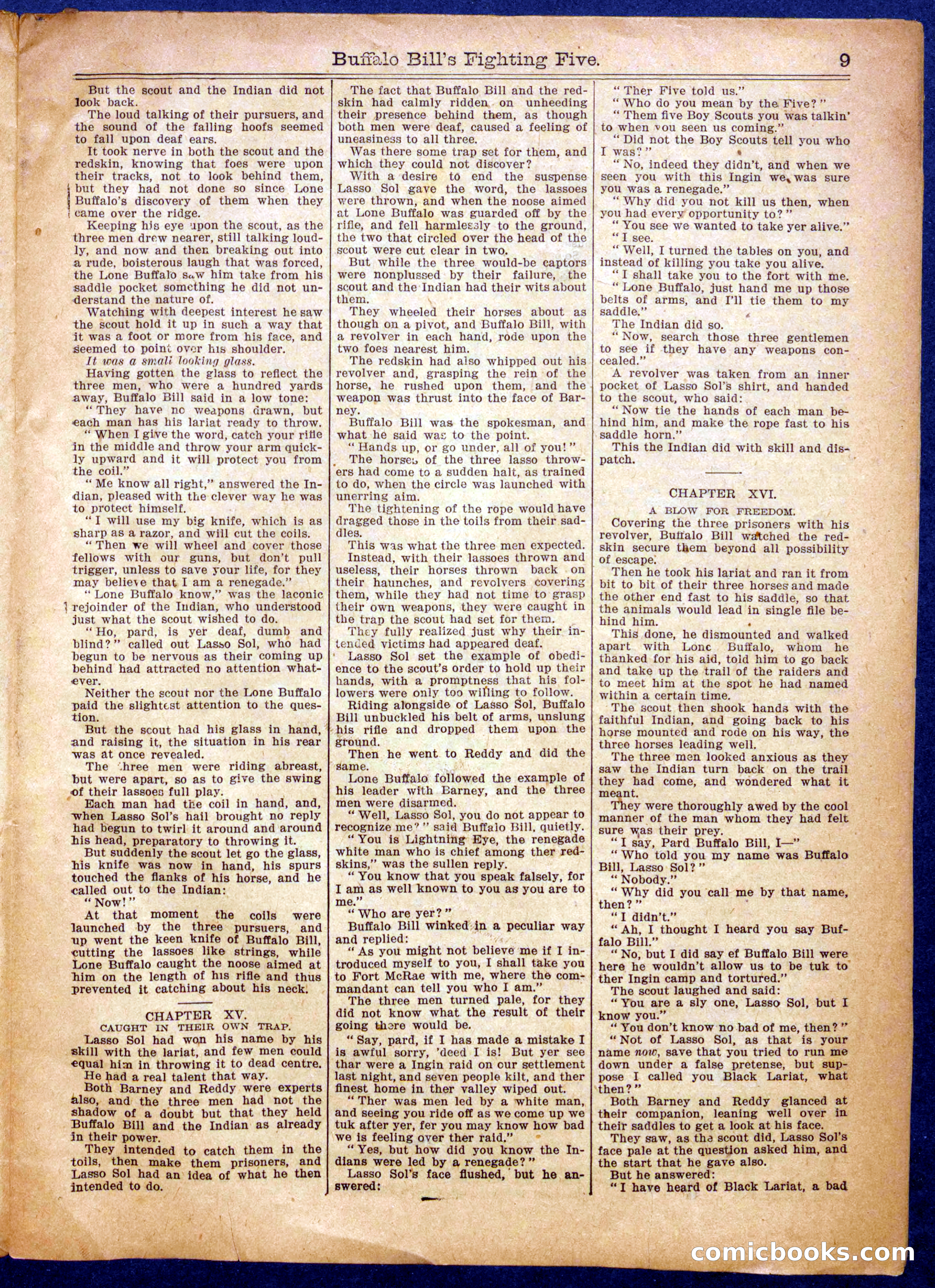 Beadle's Half Dime Library No. 981 — page 9 of 16
