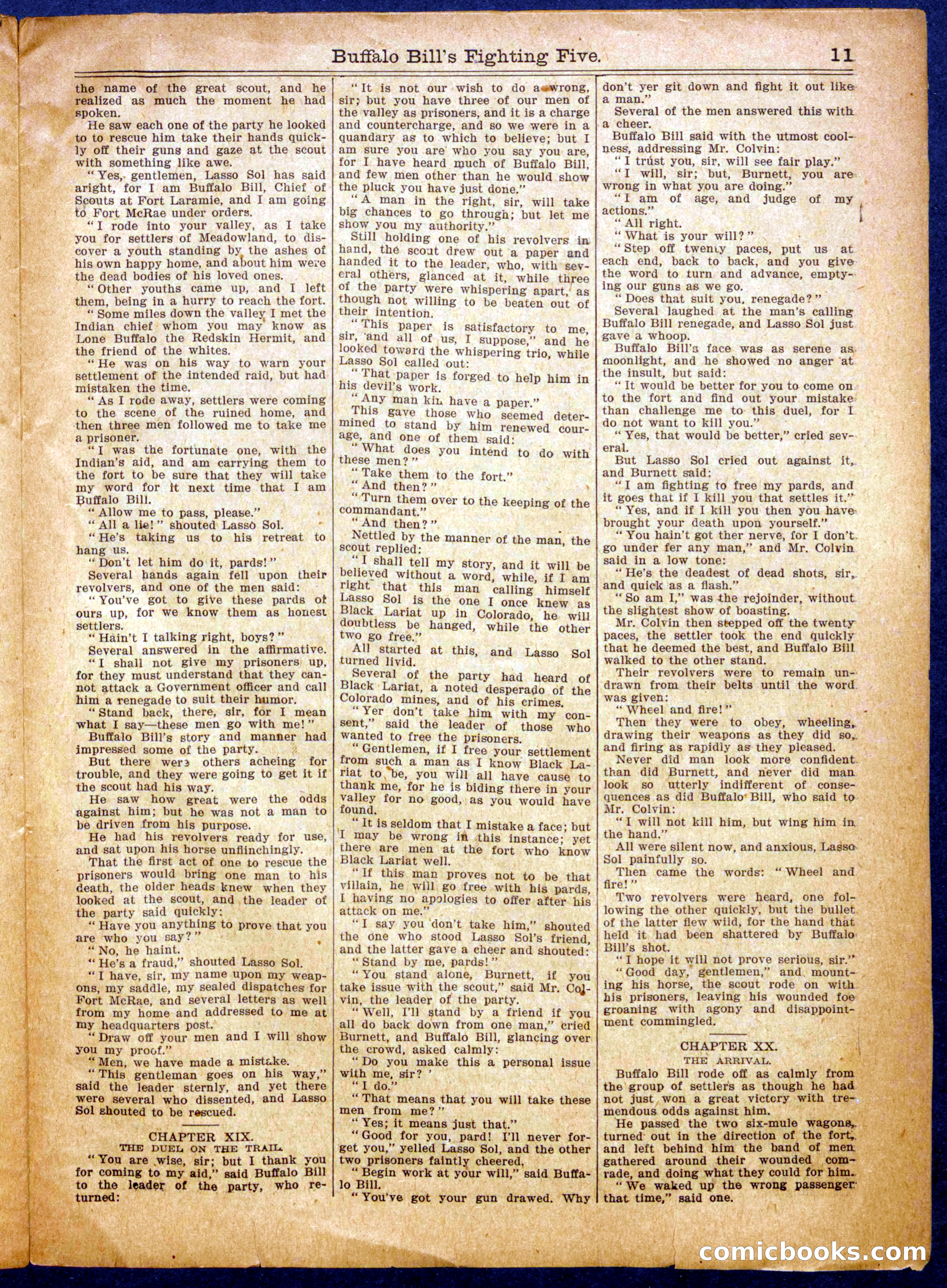 Beadle's Half Dime Library No. 981 — page 11 of 16