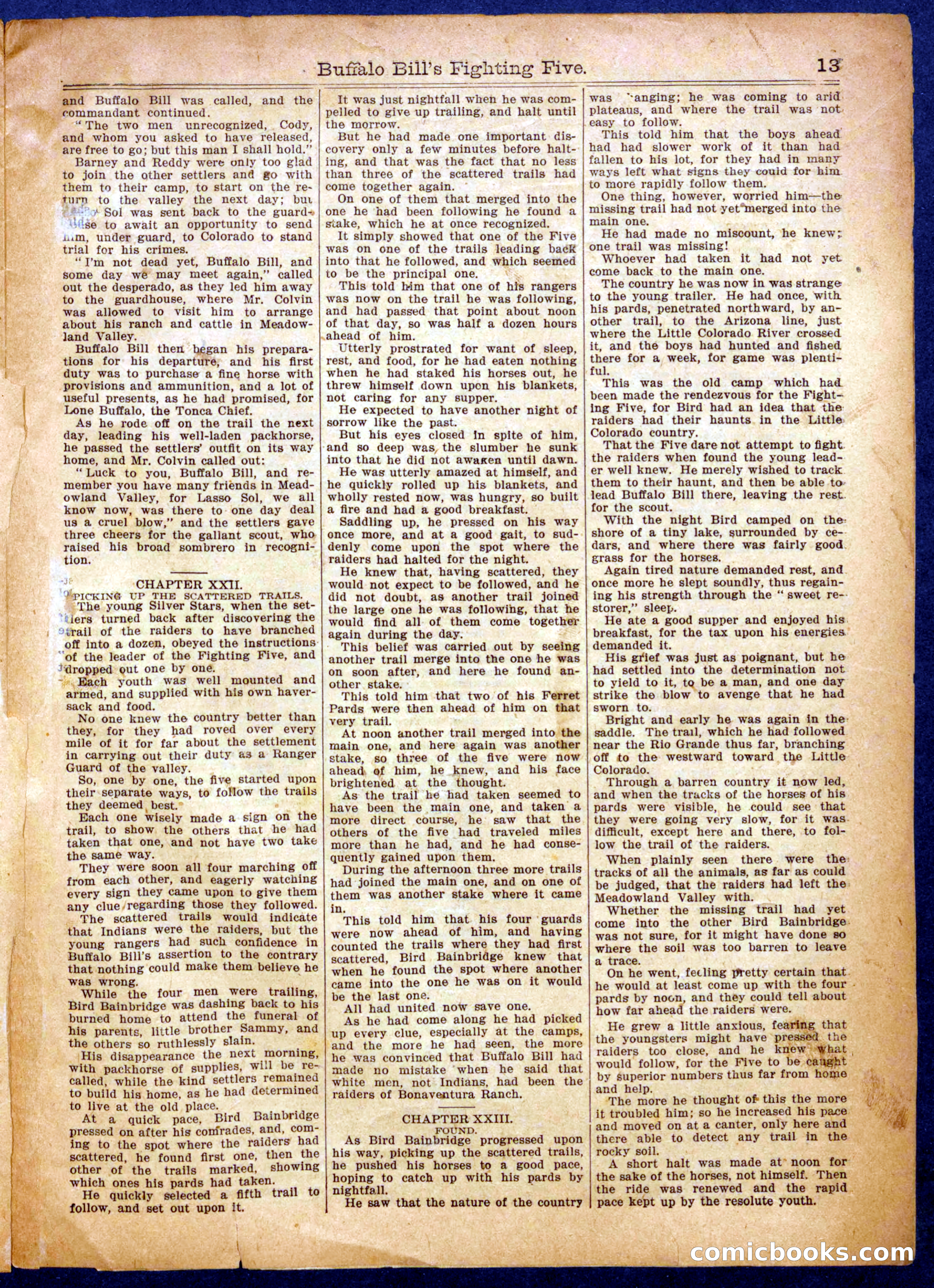Beadle's Half Dime Library No. 981 — page 13 of 16