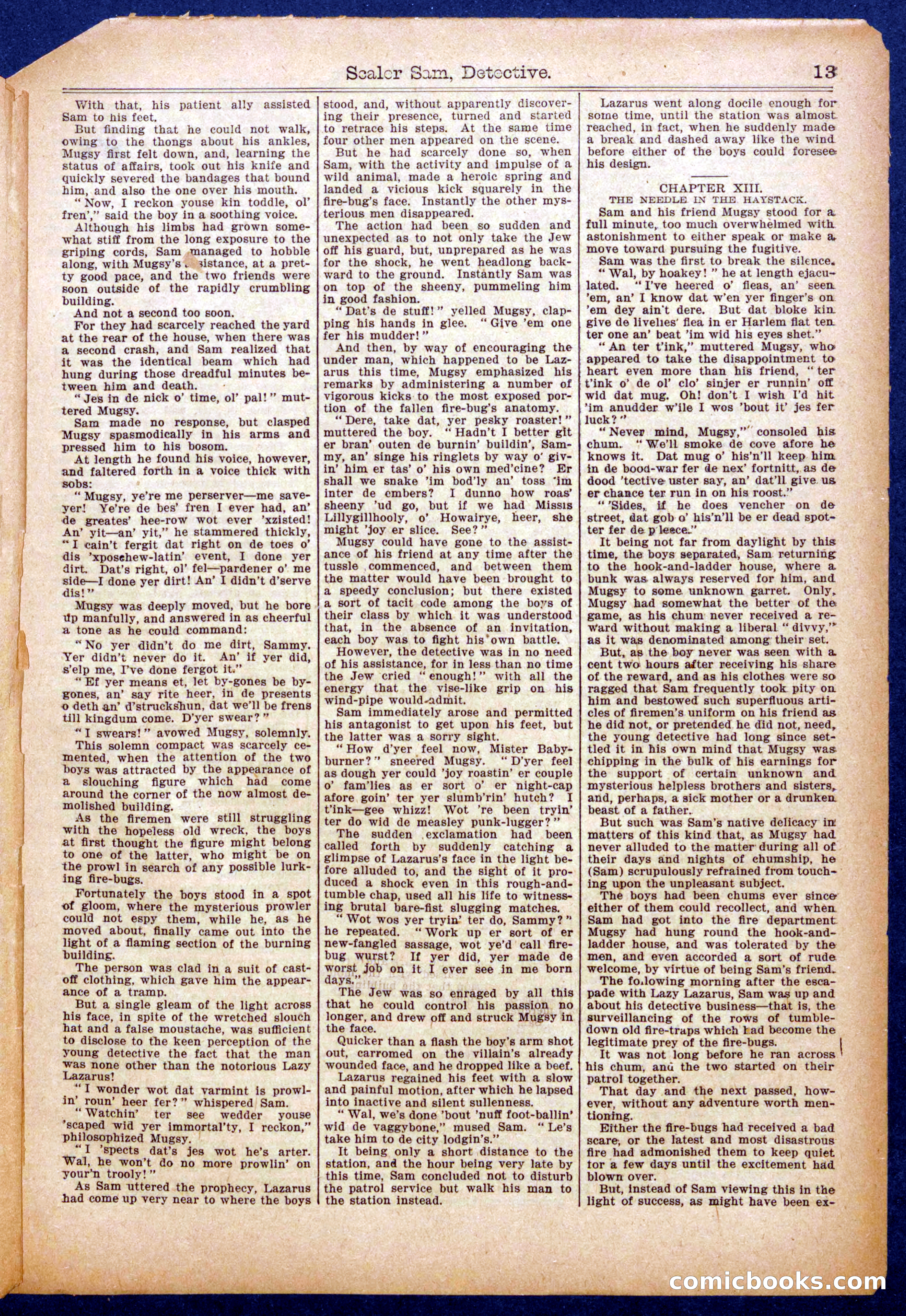 Beadle's Half Dime Library, No. 984 — page 13 of 16