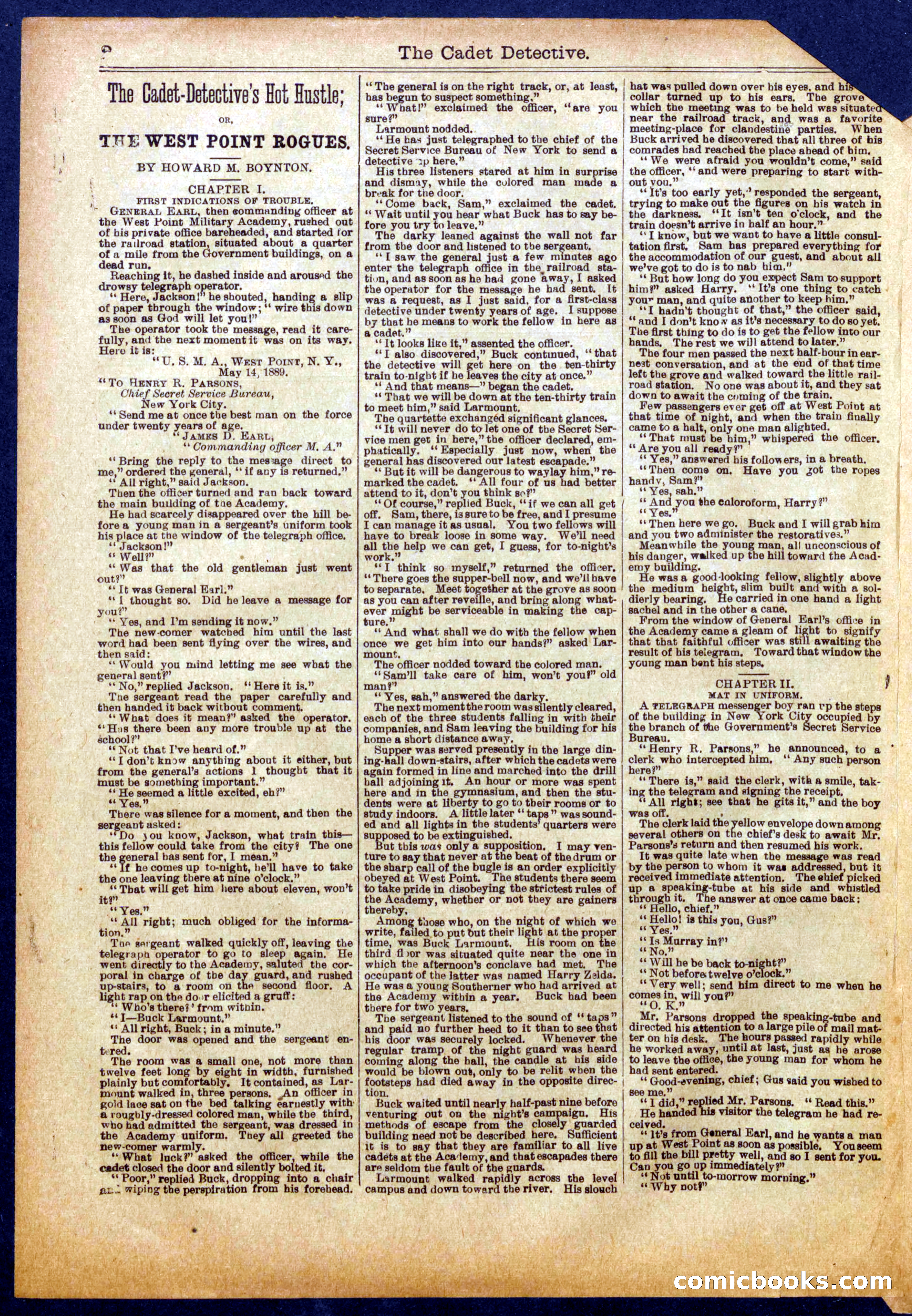 Beadle's Half Dime Library No. 993 — page 2 of 16