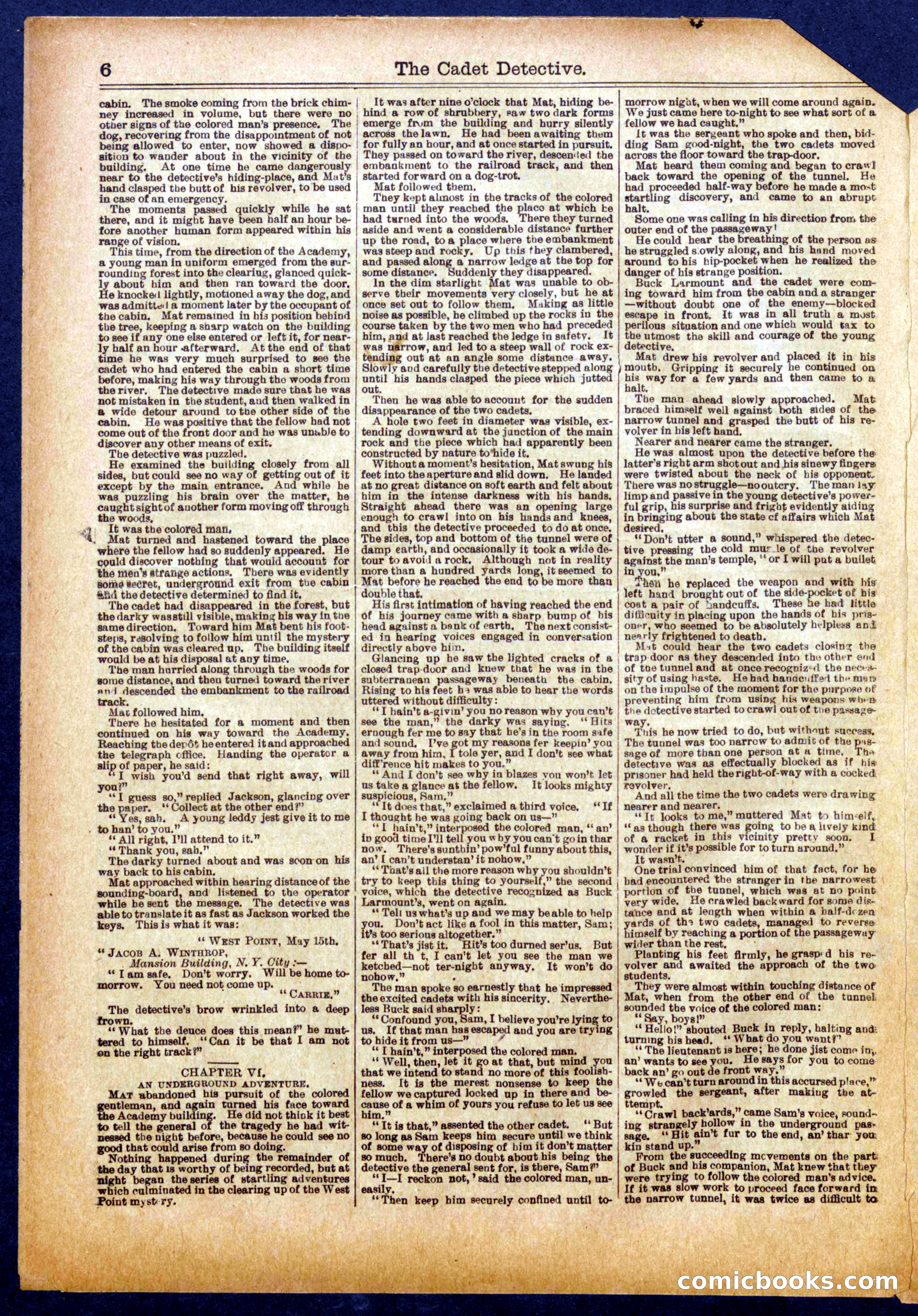 Beadle's Half Dime Library No. 993 — page 6 of 16