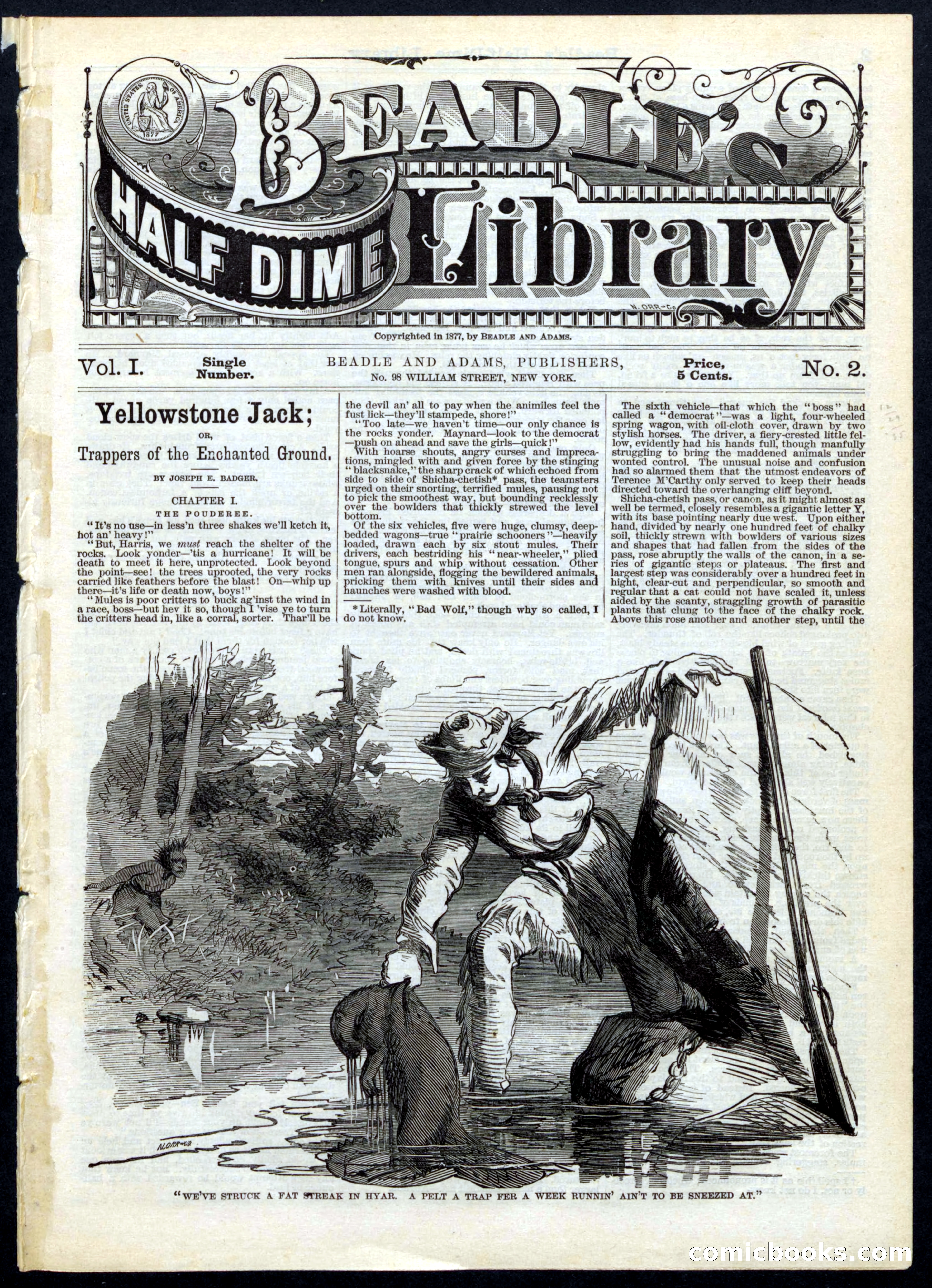 Beadle's Half Dime Library, Vol. 1, No. 2